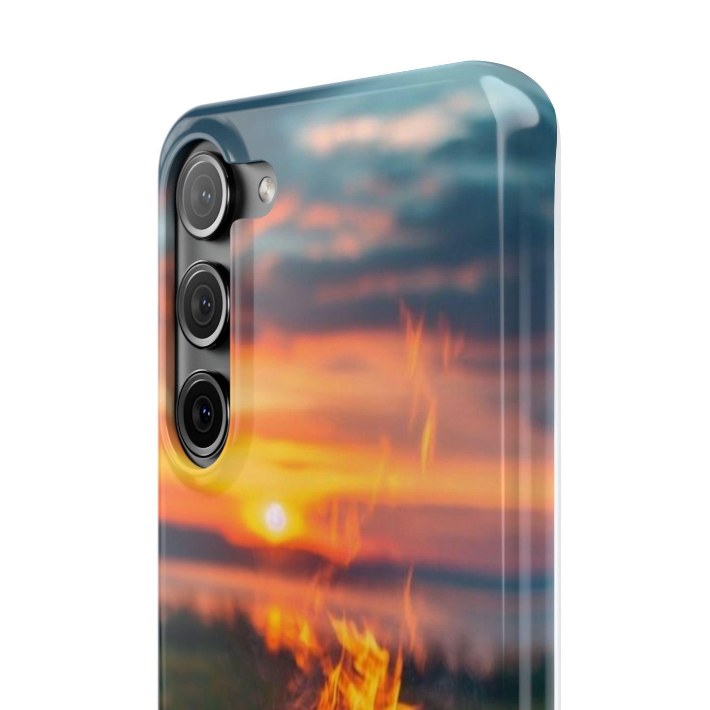Woodland Fire Phone Case – Warmth of Nature’s Blaze on Your Device - covers4phones