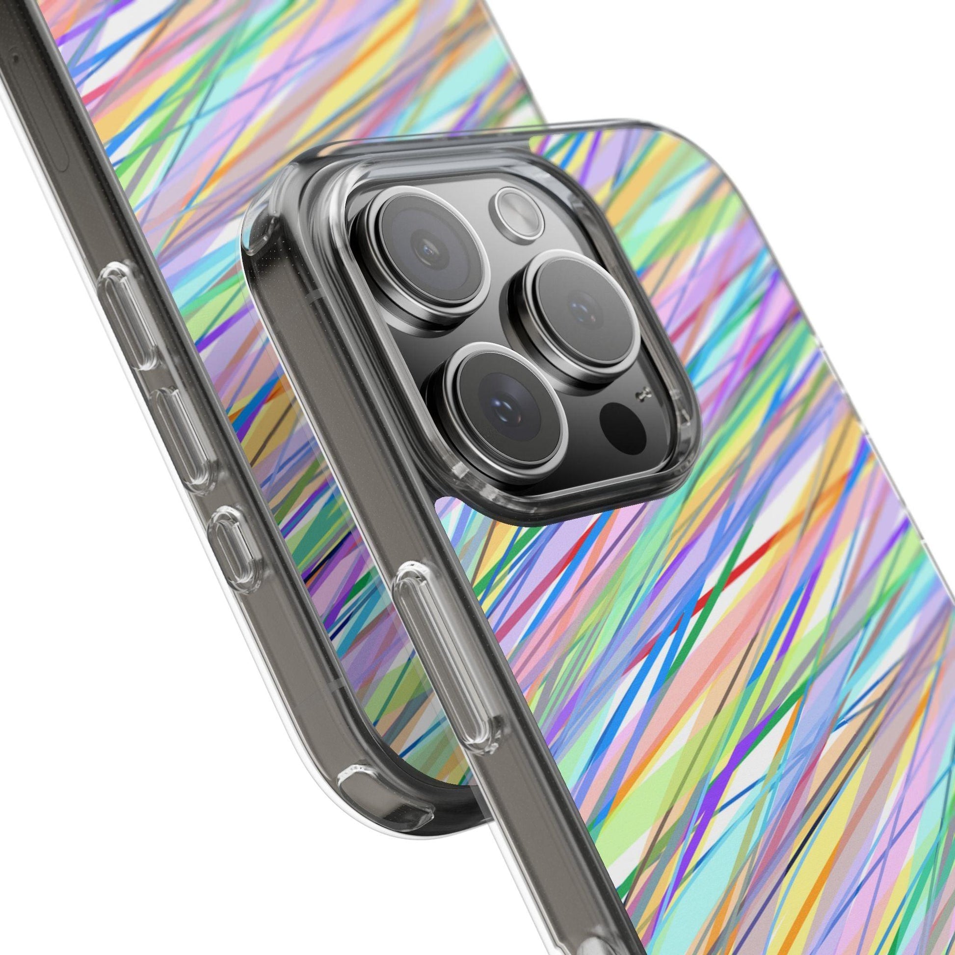 Threads Of Colors Clear Case - covers4phones