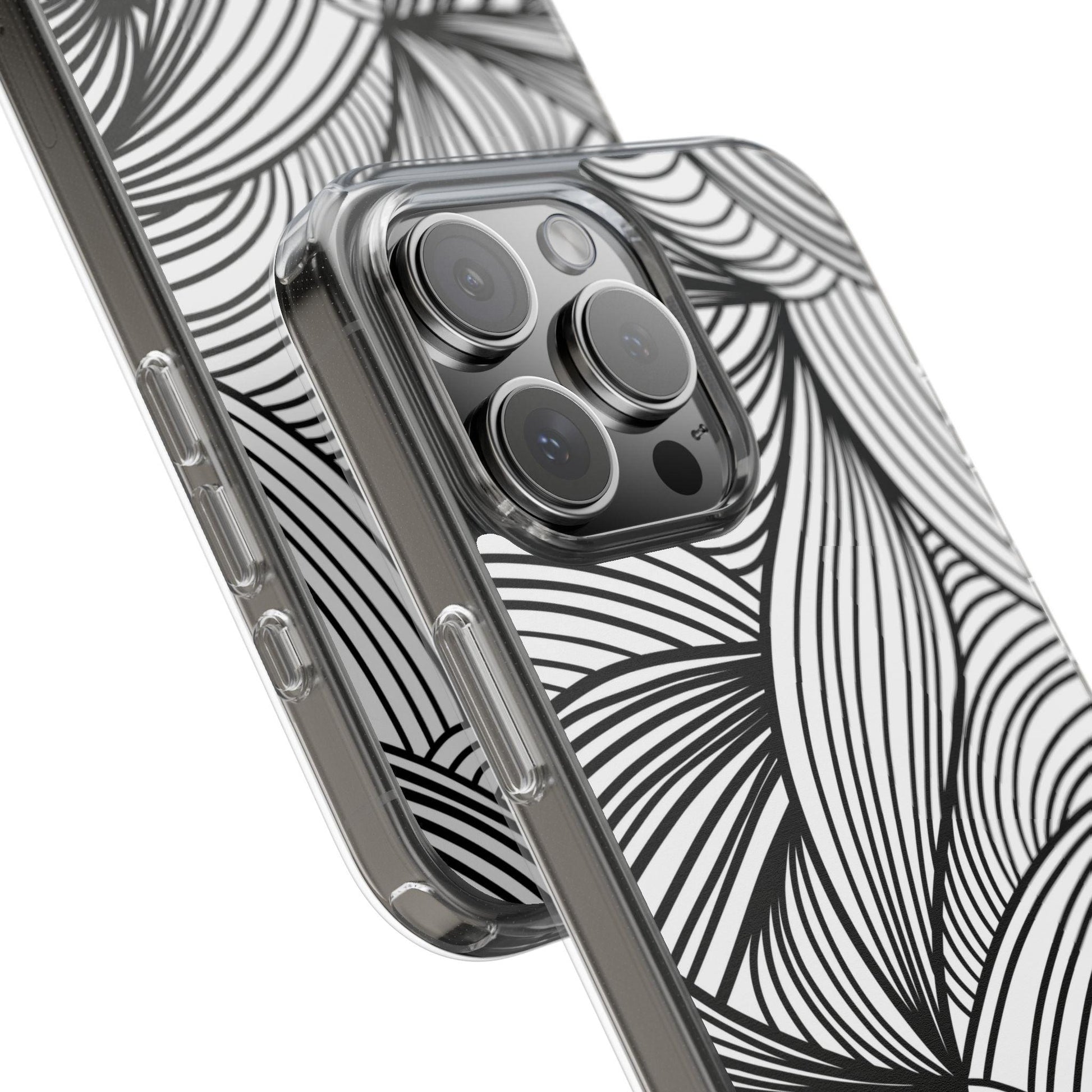 Black and White Illusion Clear Cases - covers4phones