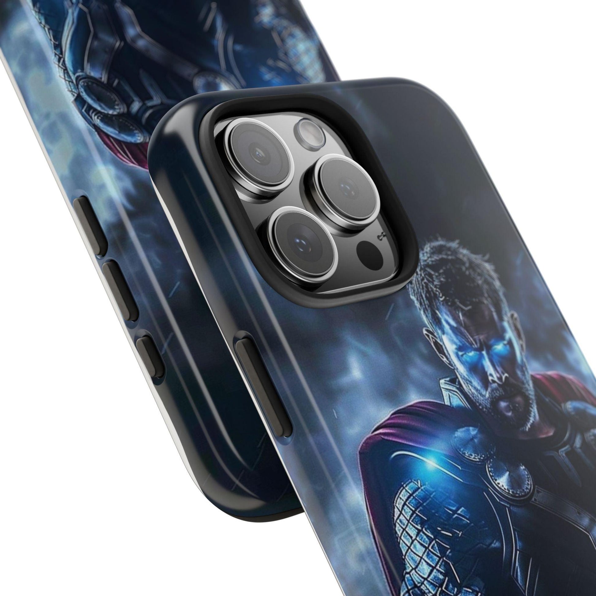 Thor, the God of Thunder in Action Printed Tough Phone Case for iPhone & Samsung Galaxy - Epic Superhero Design - covers4phones