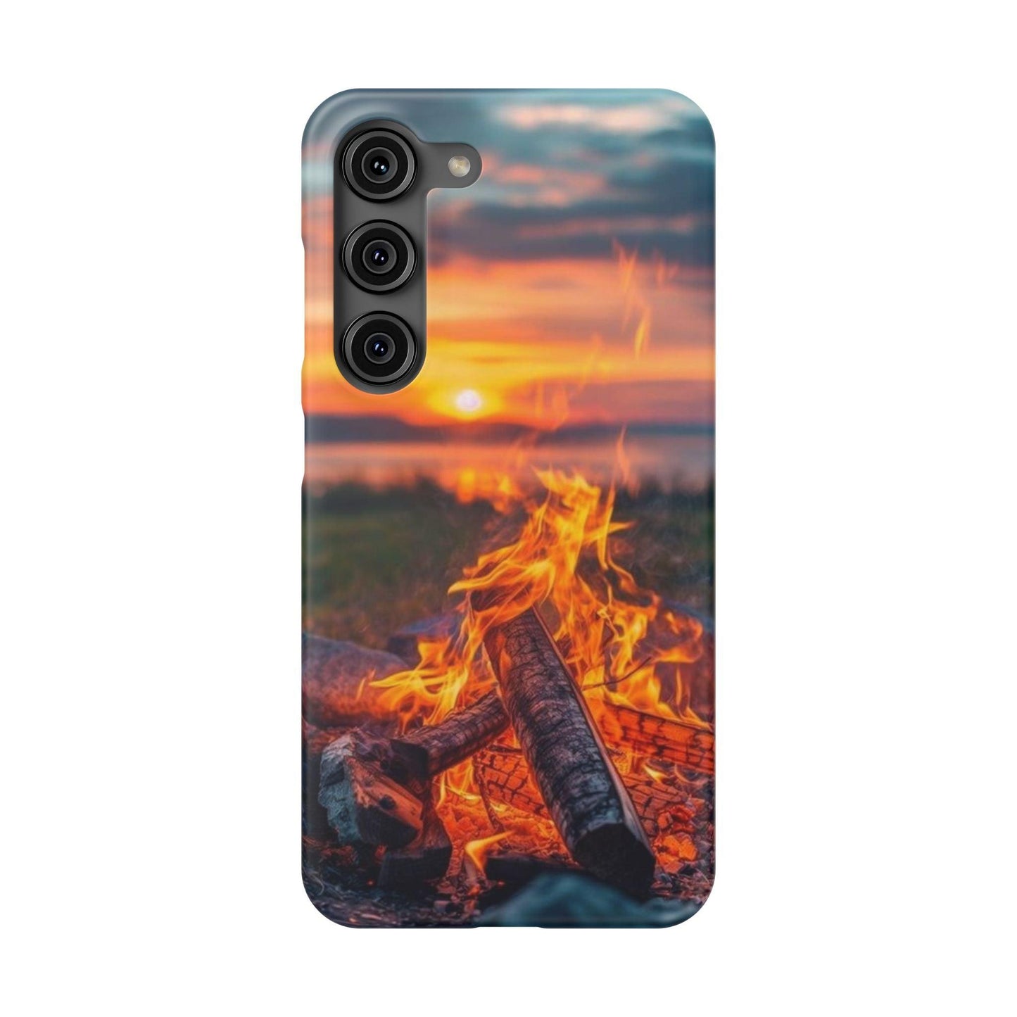 Woodland Fire Phone Case – Warmth of Nature’s Blaze on Your Device - covers4phones