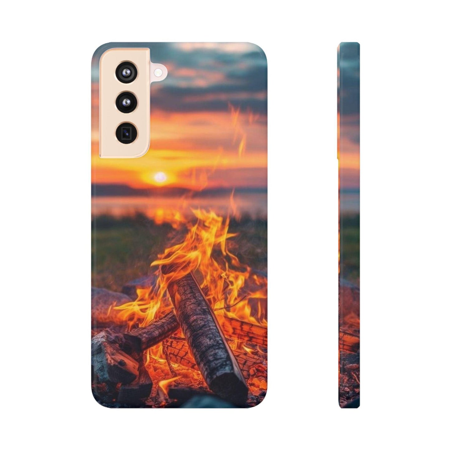 Woodland Fire Phone Case – Warmth of Nature’s Blaze on Your Device - covers4phones