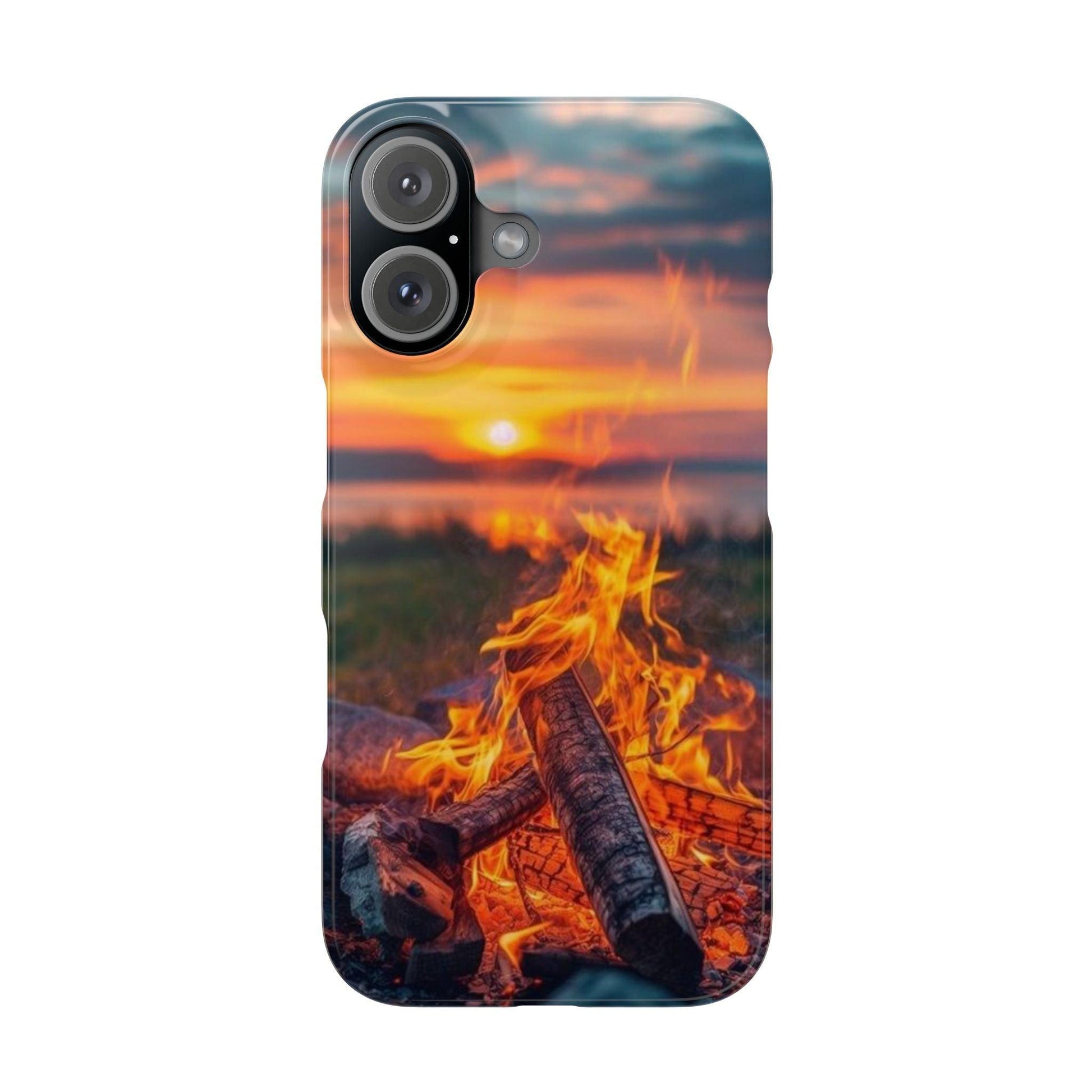 Woodland Fire Phone Case – Warmth of Nature’s Blaze on Your Device - covers4phones
