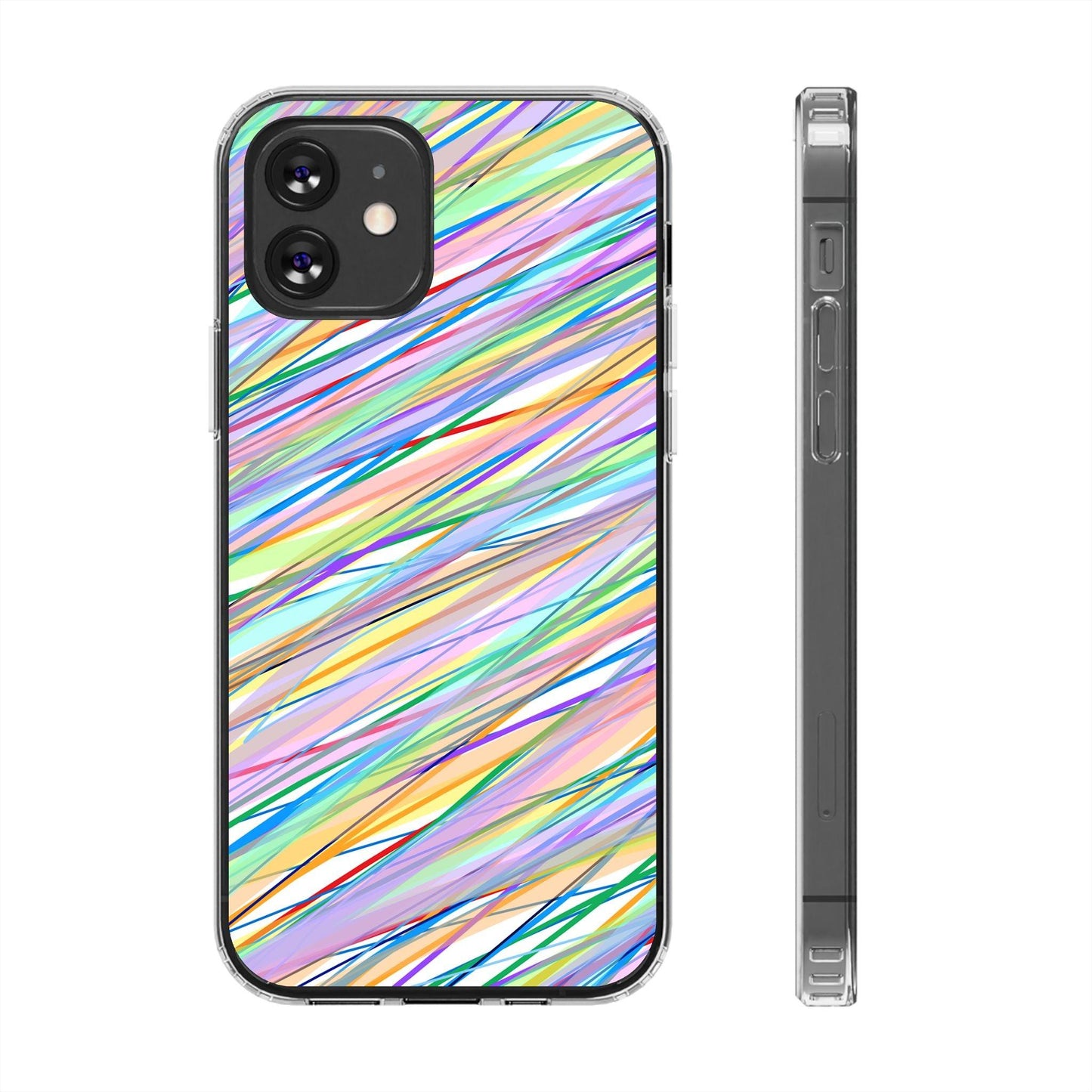 Threads Of Colors Clear Case - covers4phones