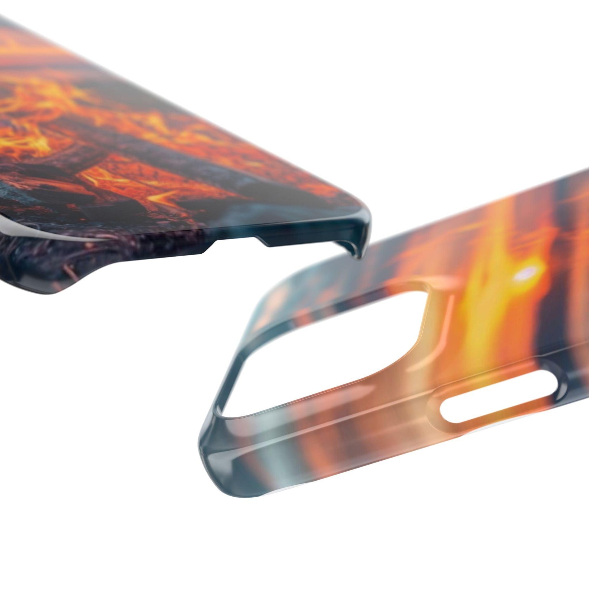 Woodland Fire Phone Case – Warmth of Nature’s Blaze on Your Device - covers4phones