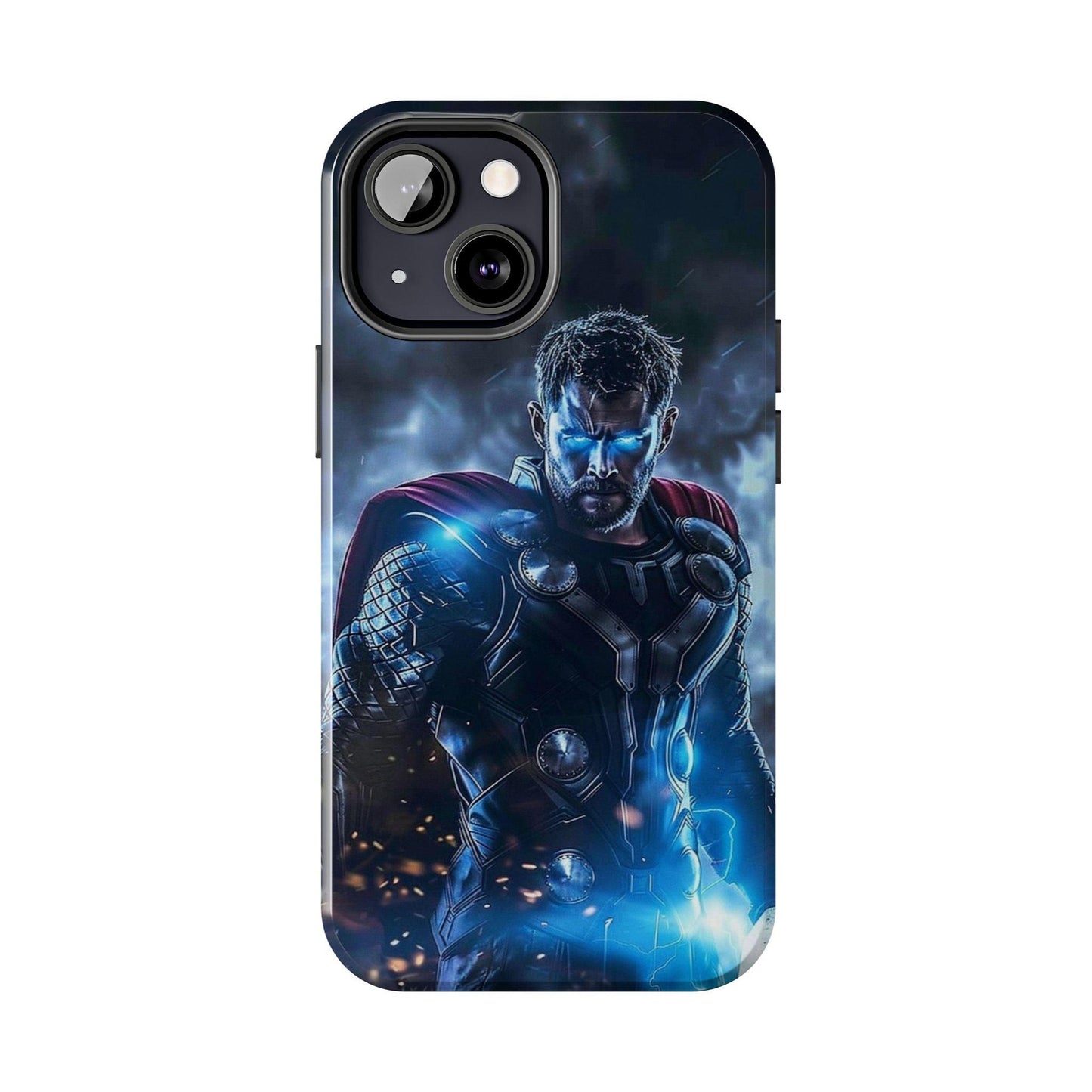 Thor, the God of Thunder in Action Printed Tough Phone Case for iPhone & Samsung Galaxy - Epic Superhero Design - covers4phones