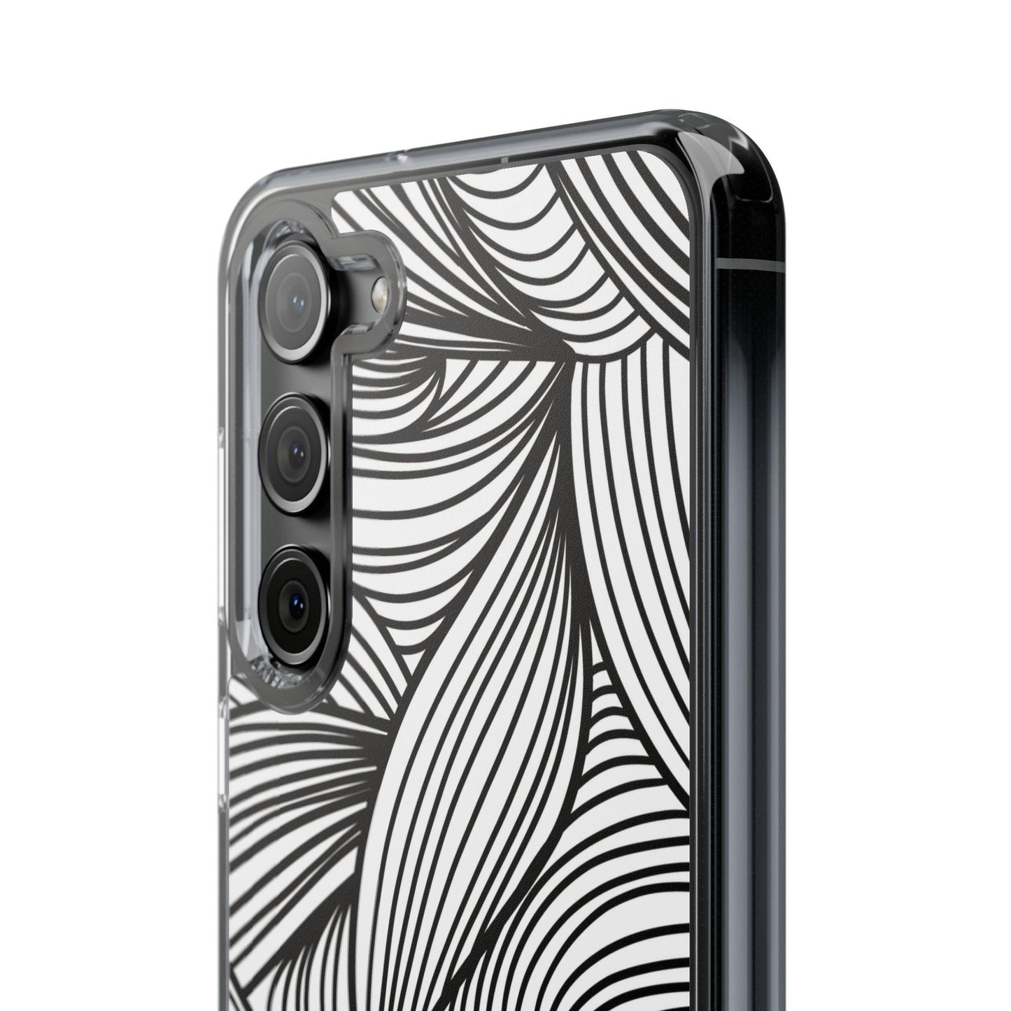 Black and White Illusion Clear Cases - covers4phones