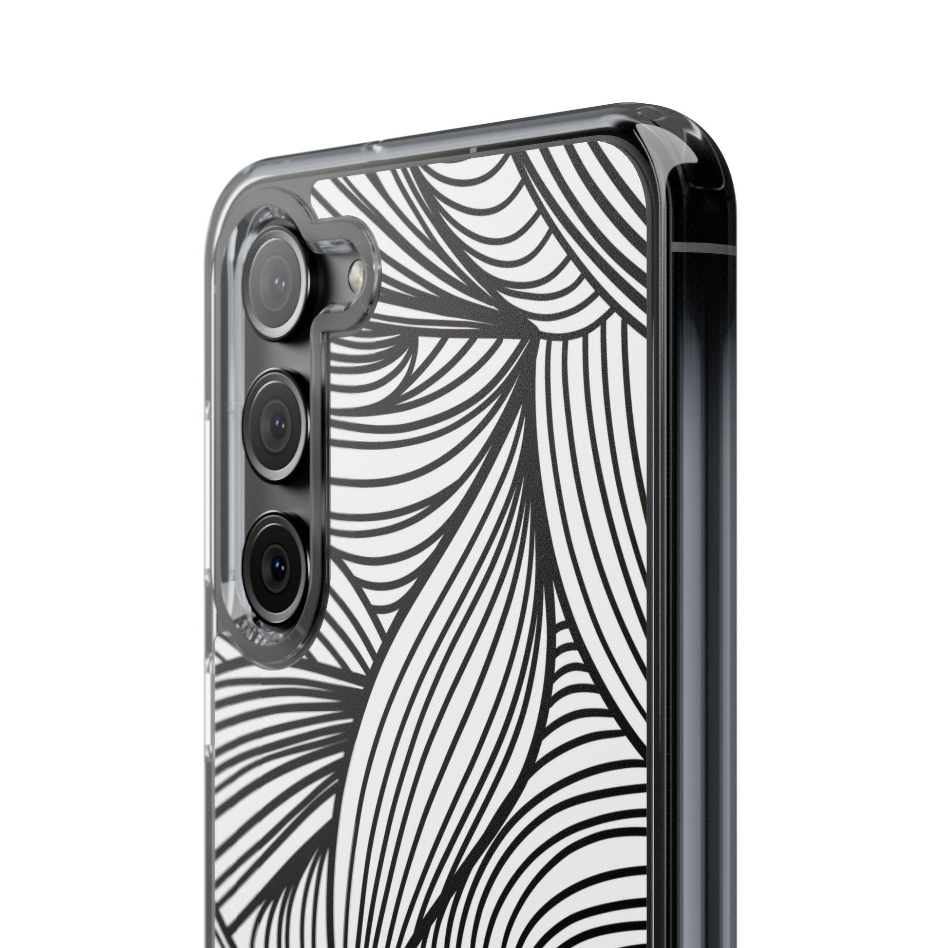 Black and White Illusion Clear Cases - covers4phones