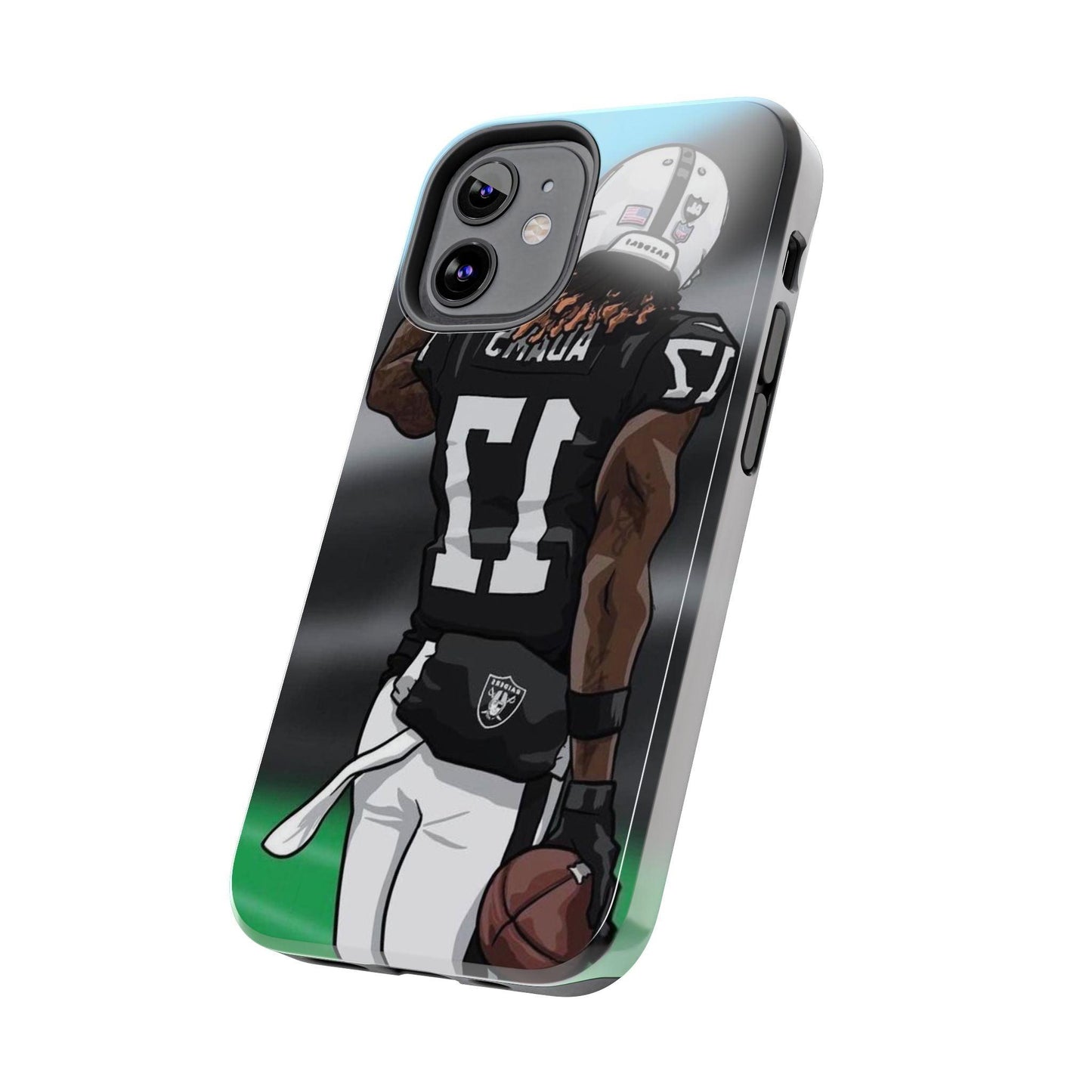 Adam 17 Player Showing Shirt Number Printed Tough Phone Case for iPhone & Samsung Galaxy - Bold Athlete Design - covers4phones