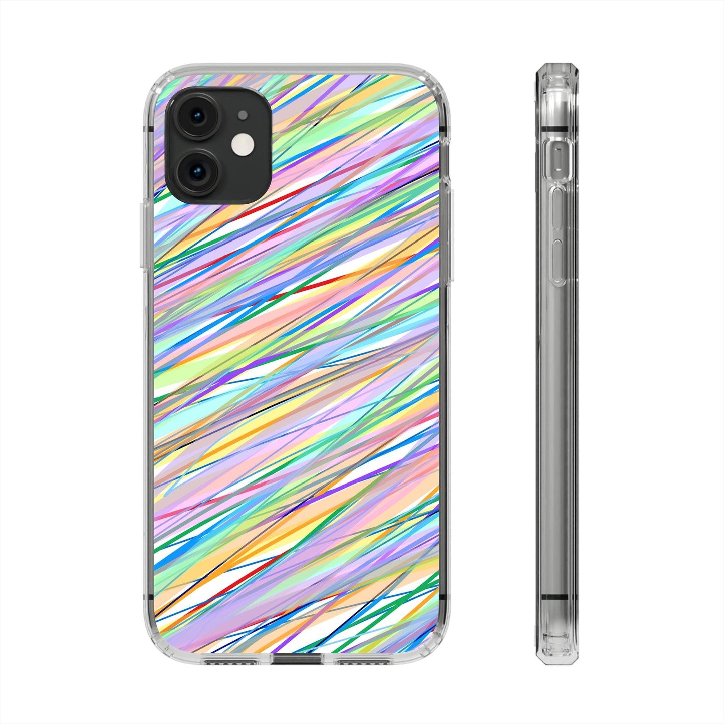 Threads Of Colors Clear Case - covers4phones