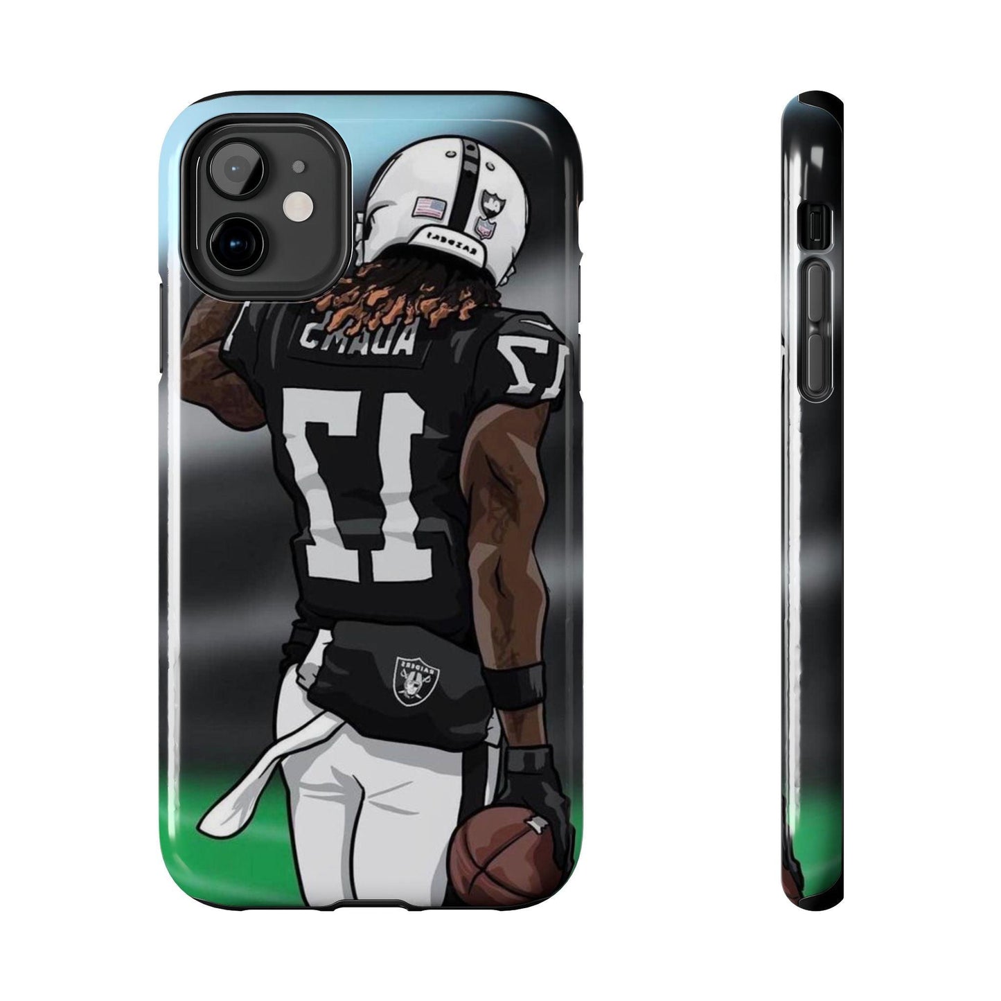 Adam 17 Player Showing Shirt Number Printed Tough Phone Case for iPhone & Samsung Galaxy - Bold Athlete Design - covers4phones