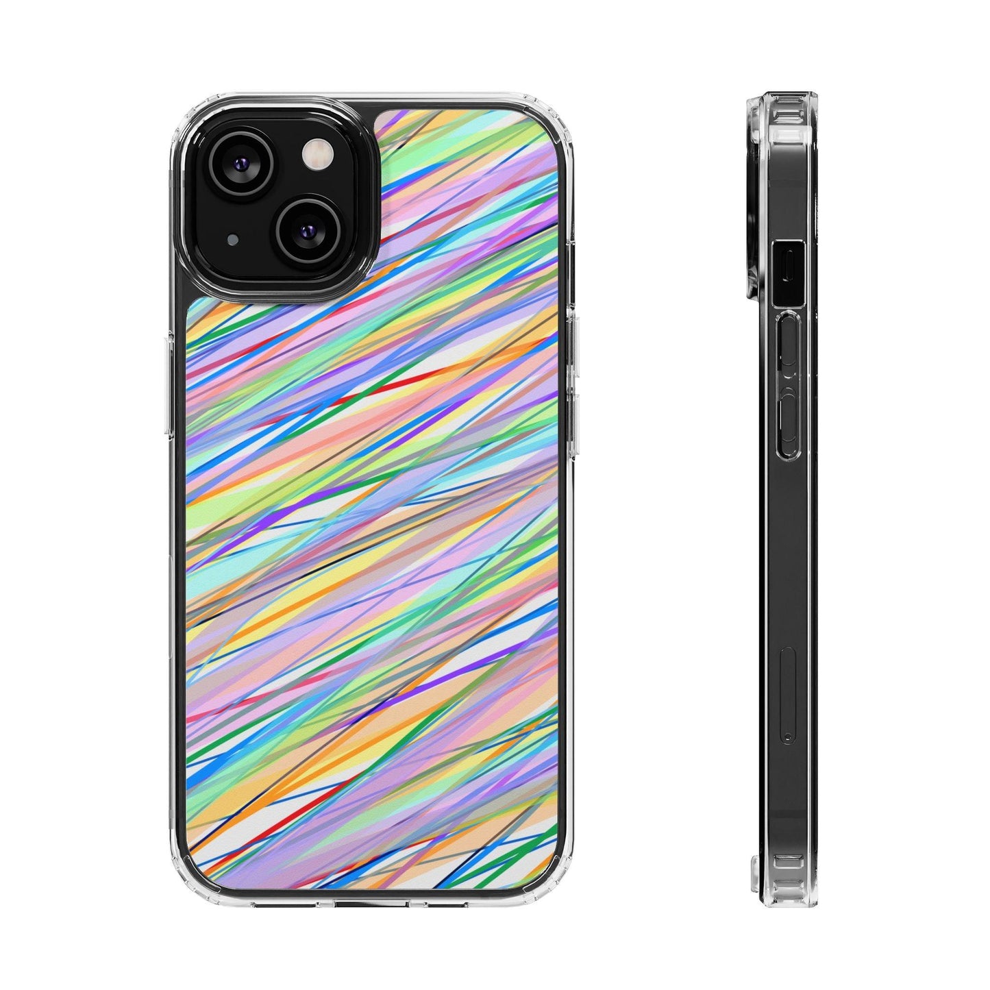 Threads Of Colors Clear Case - covers4phones