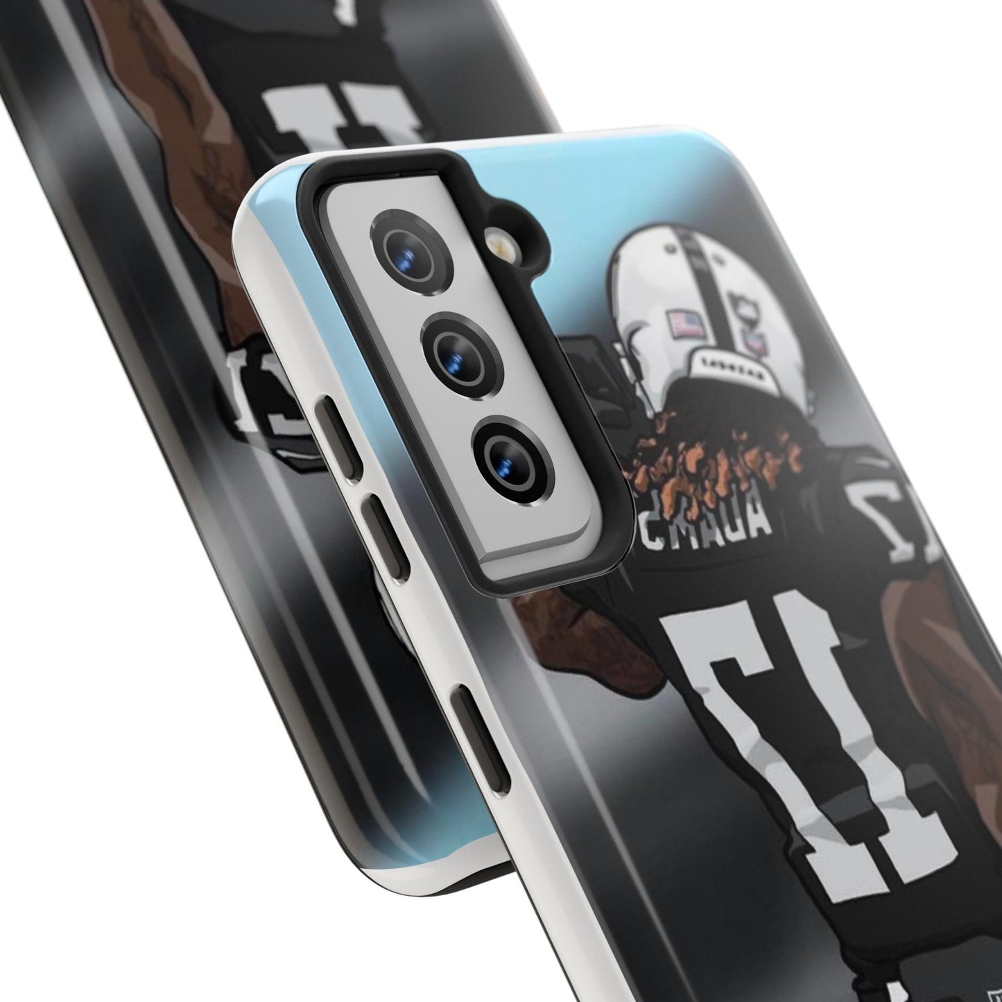 Adam 17 Player Showing Shirt Number Printed Tough Phone Case for iPhone & Samsung Galaxy - Bold Athlete Design - covers4phones