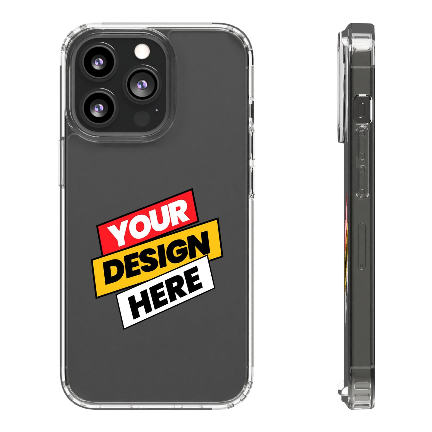 Custom Clear Transparent Cases for Phones - Personalized Protection, Ideal for Gifts, Birthdays, Holidays, Trendy Phone Accessories