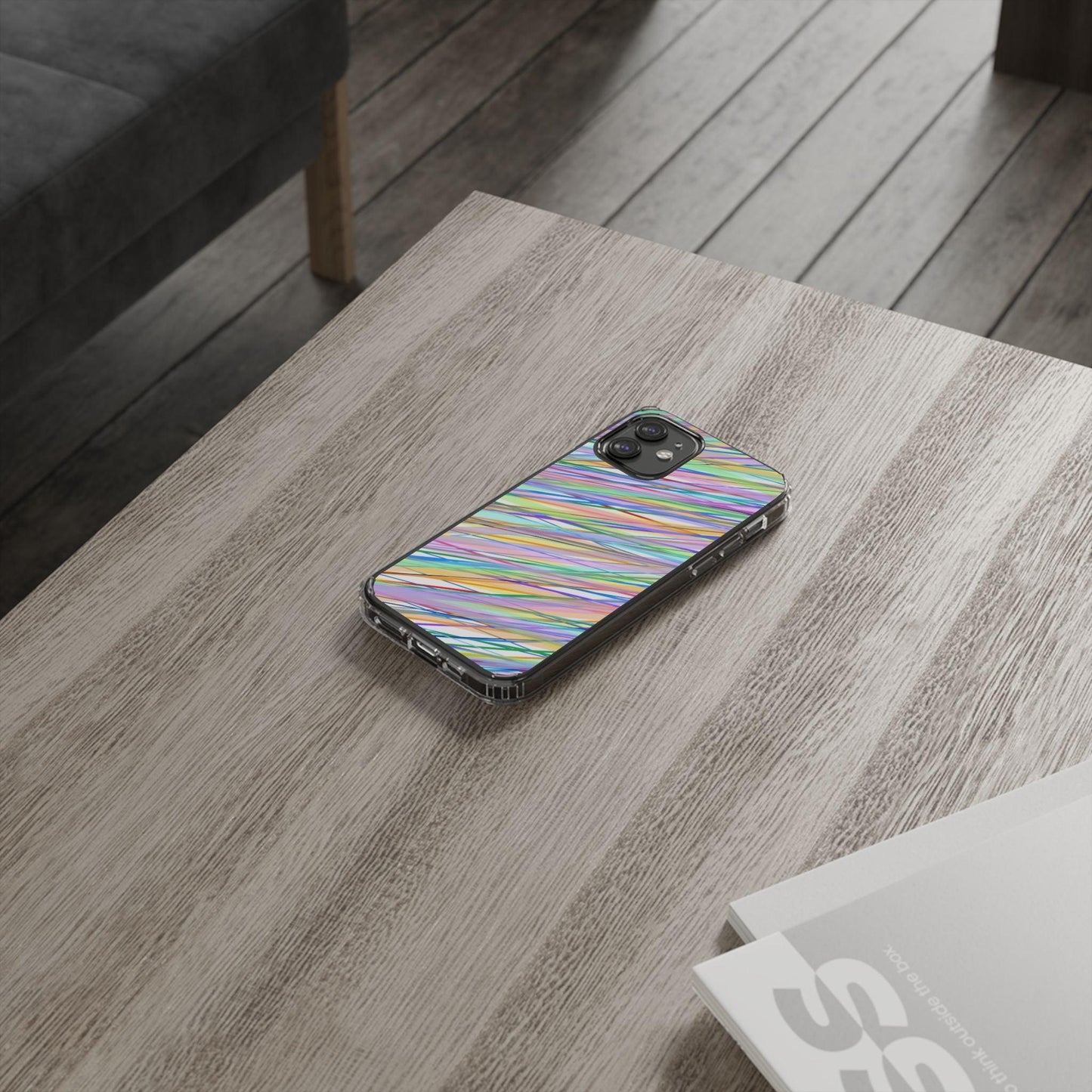 Threads Of Colors Clear Case - covers4phones