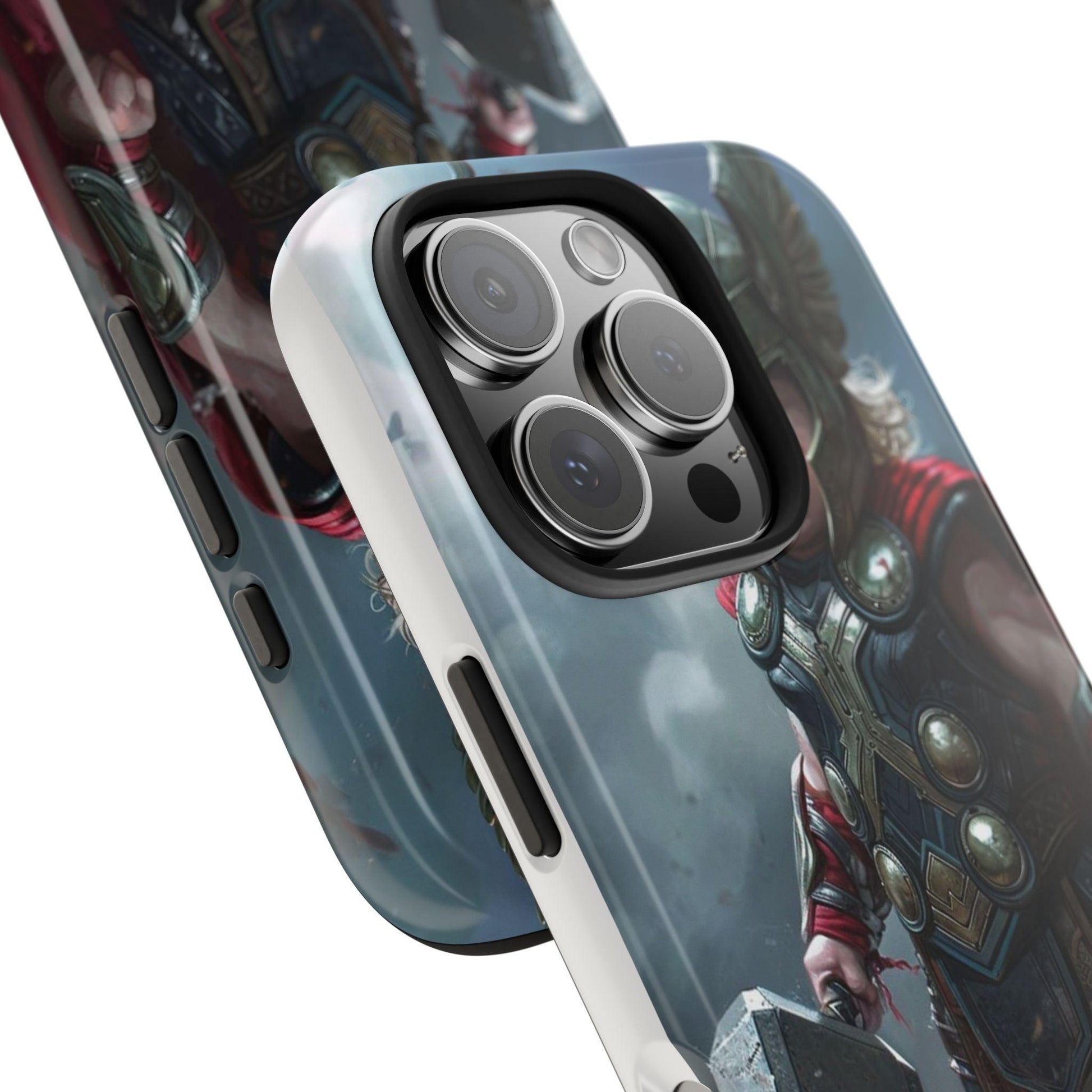 Baby Thor Superhero Printed Tough Phone Case for iPhone & Samsung Galaxy - Adorable Thunder God Design - covers4phones