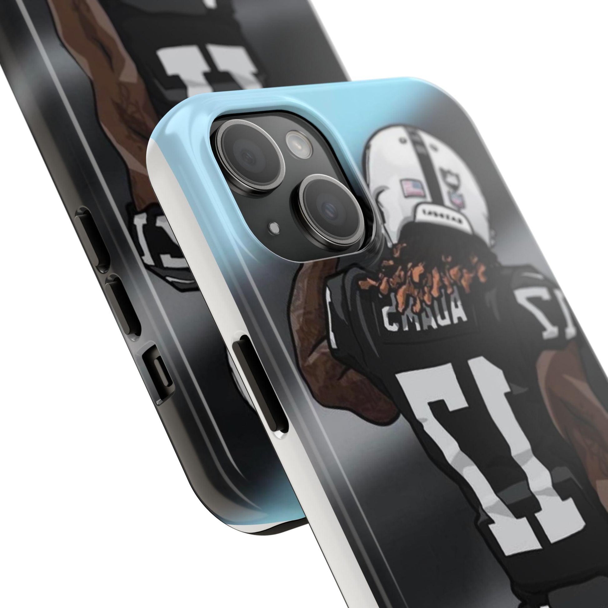 Adam 17 Player Showing Shirt Number Printed Tough Phone Case for iPhone & Samsung Galaxy - Bold Athlete Design - covers4phones