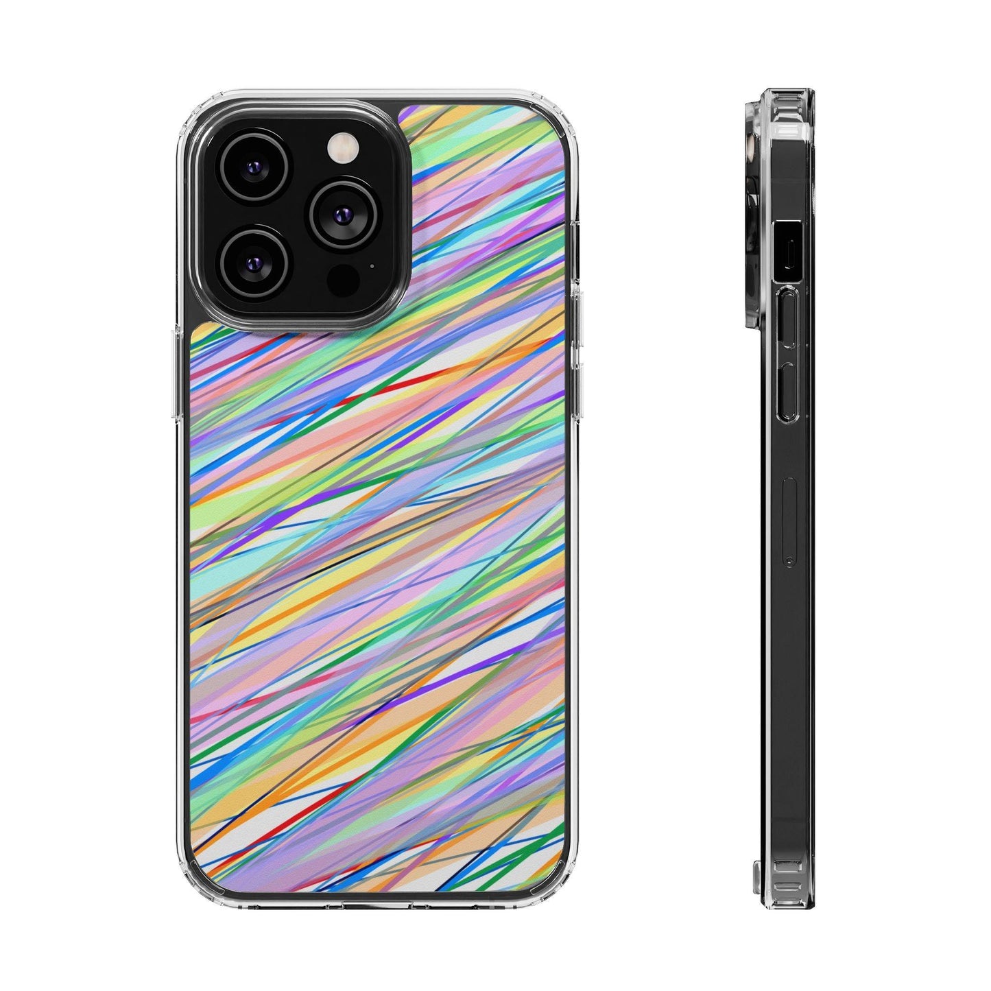 Threads Of Colors Clear Case - covers4phones