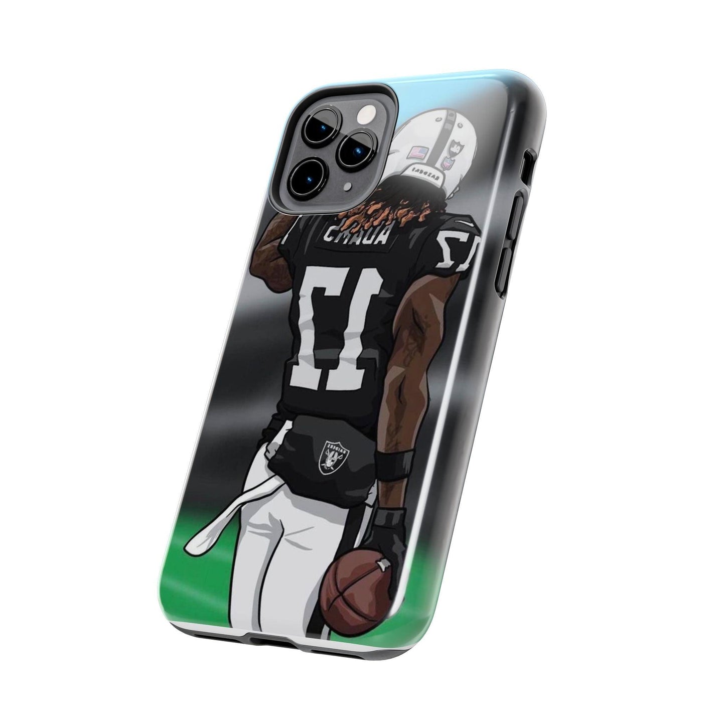 Adam 17 Player Showing Shirt Number Printed Tough Phone Case for iPhone & Samsung Galaxy - Bold Athlete Design - covers4phones