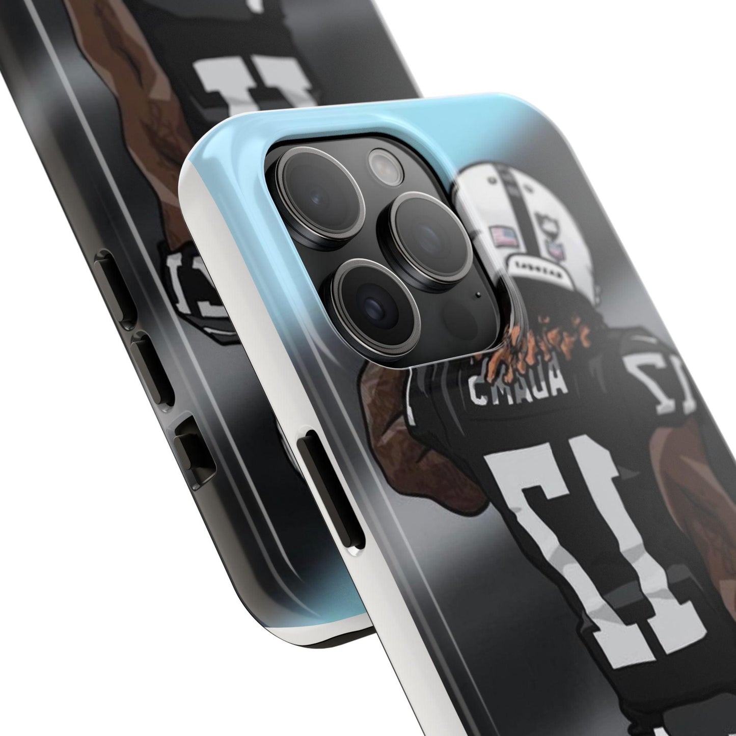 Adam 17 Player Showing Shirt Number Printed Tough Phone Case for iPhone & Samsung Galaxy - Bold Athlete Design - covers4phones