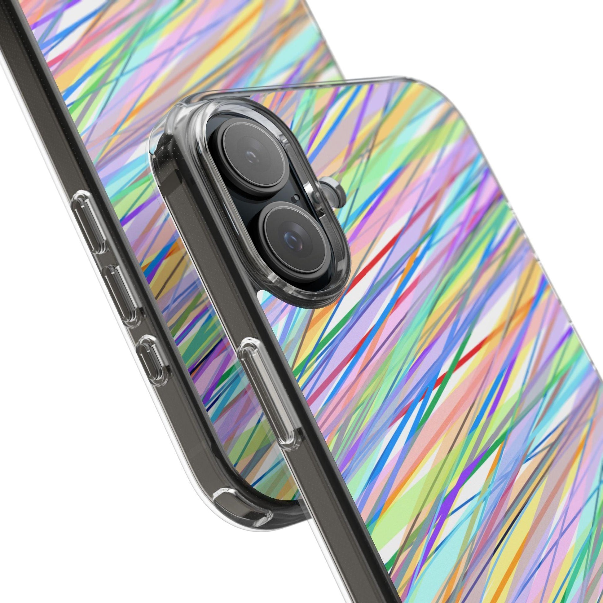 Threads Of Colors Clear Case - covers4phones