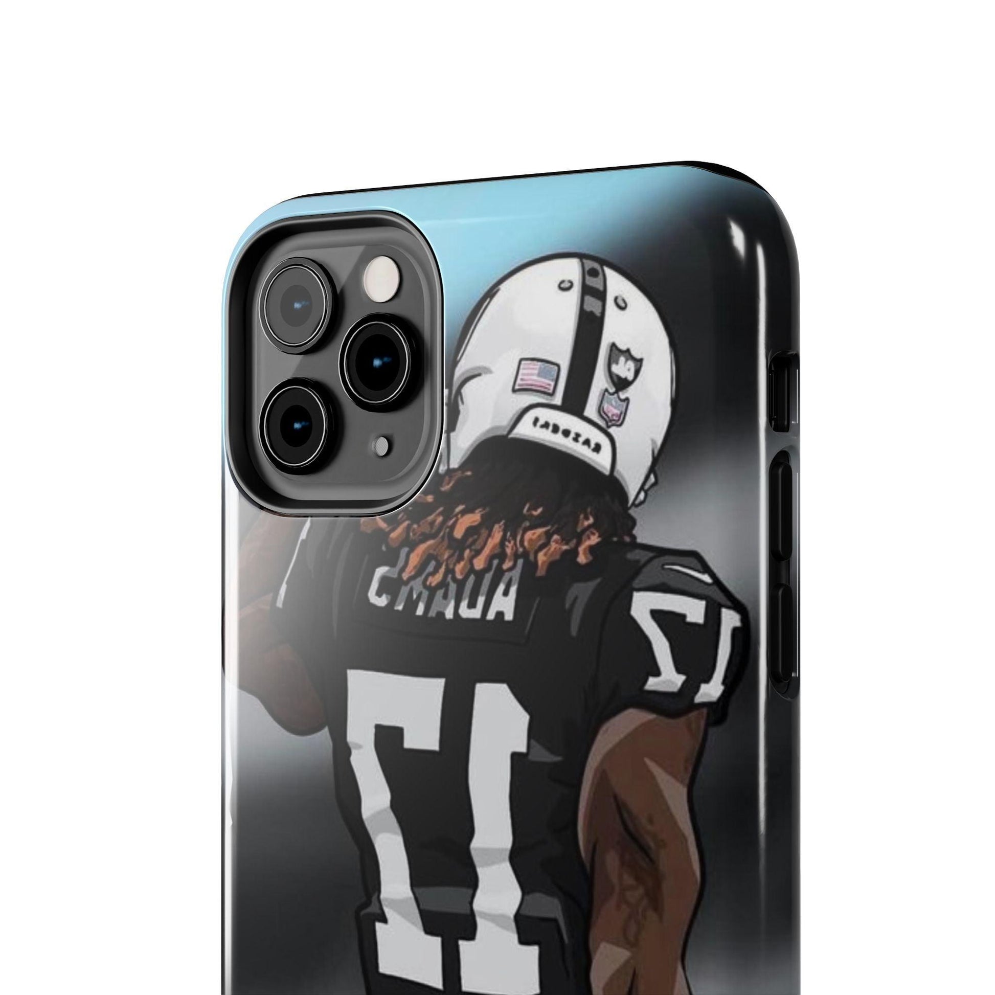 Adam 17 Player Showing Shirt Number Printed Tough Phone Case for iPhone & Samsung Galaxy - Bold Athlete Design - covers4phones