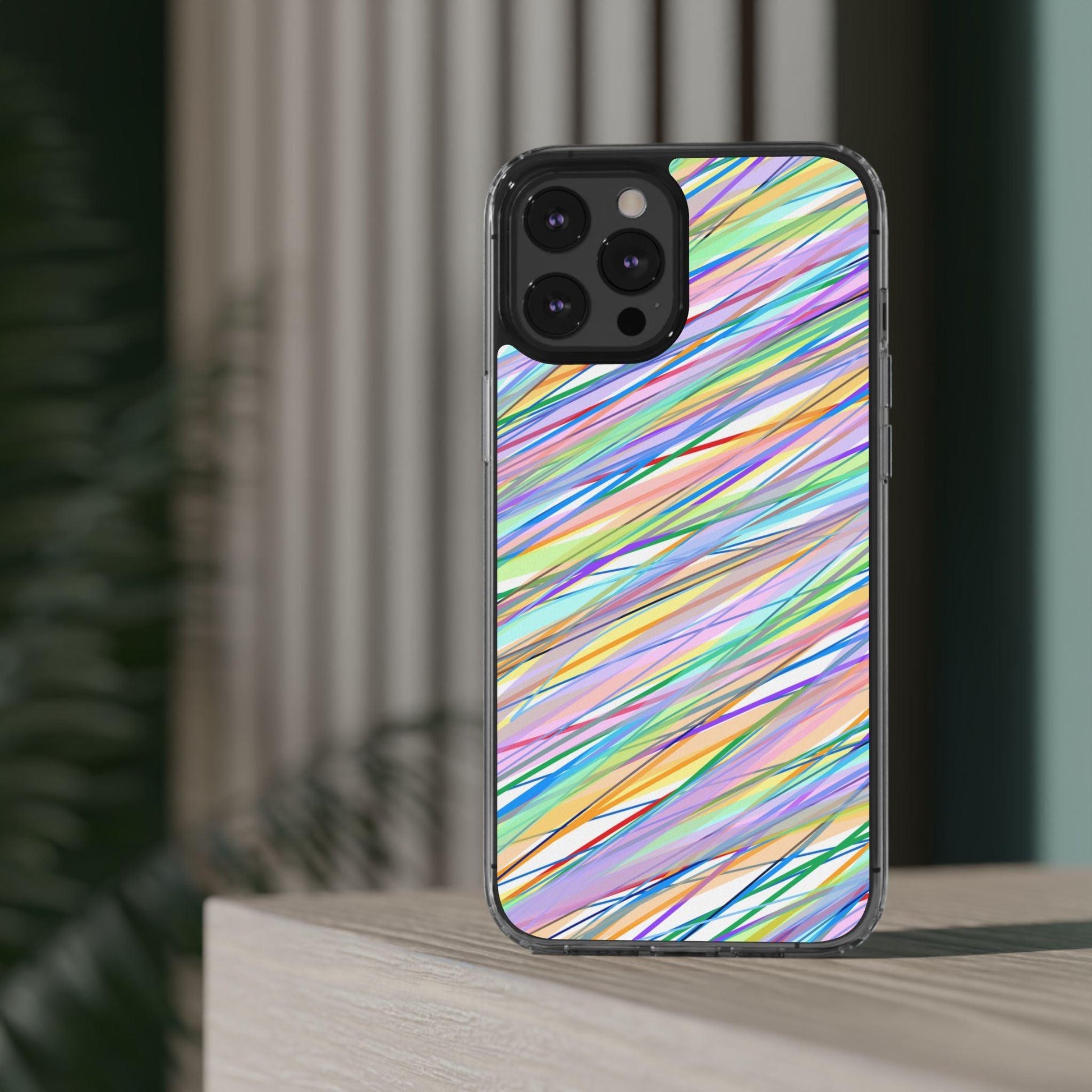 Threads Of Colors Clear Case - covers4phones