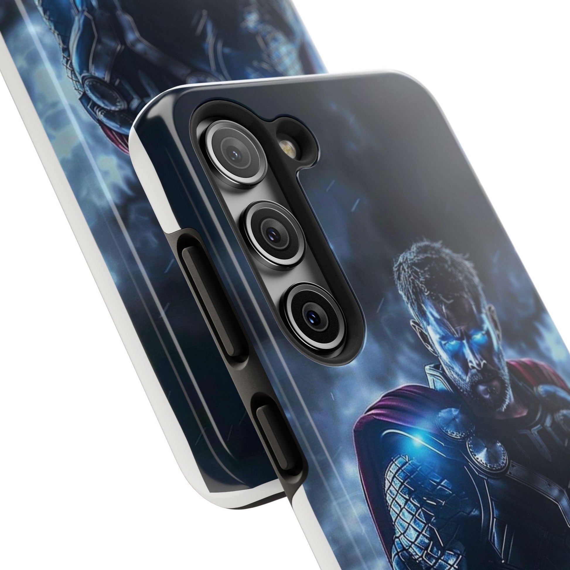 Thor, the God of Thunder in Action Printed Tough Phone Case for iPhone & Samsung Galaxy - Epic Superhero Design - covers4phones