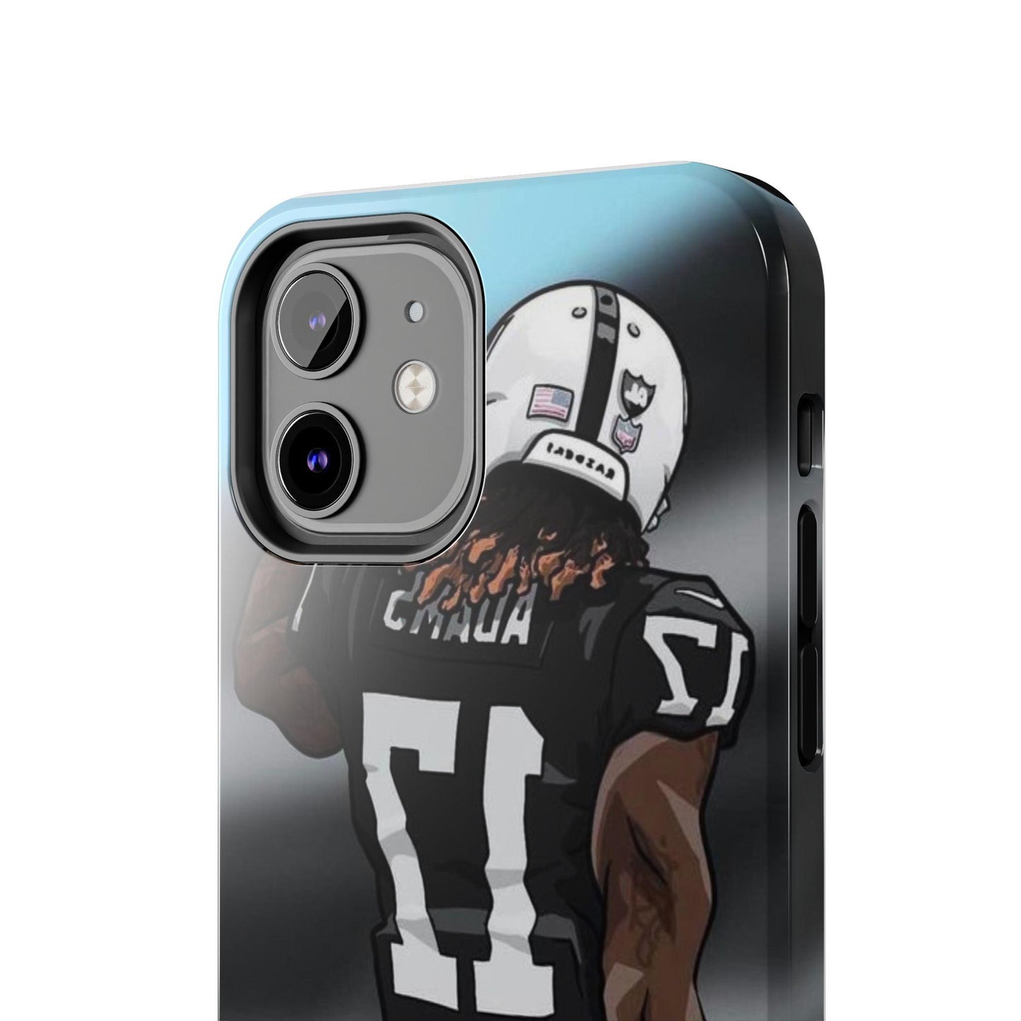 Adam 17 Player Showing Shirt Number Printed Tough Phone Case for iPhone & Samsung Galaxy - Bold Athlete Design - covers4phones