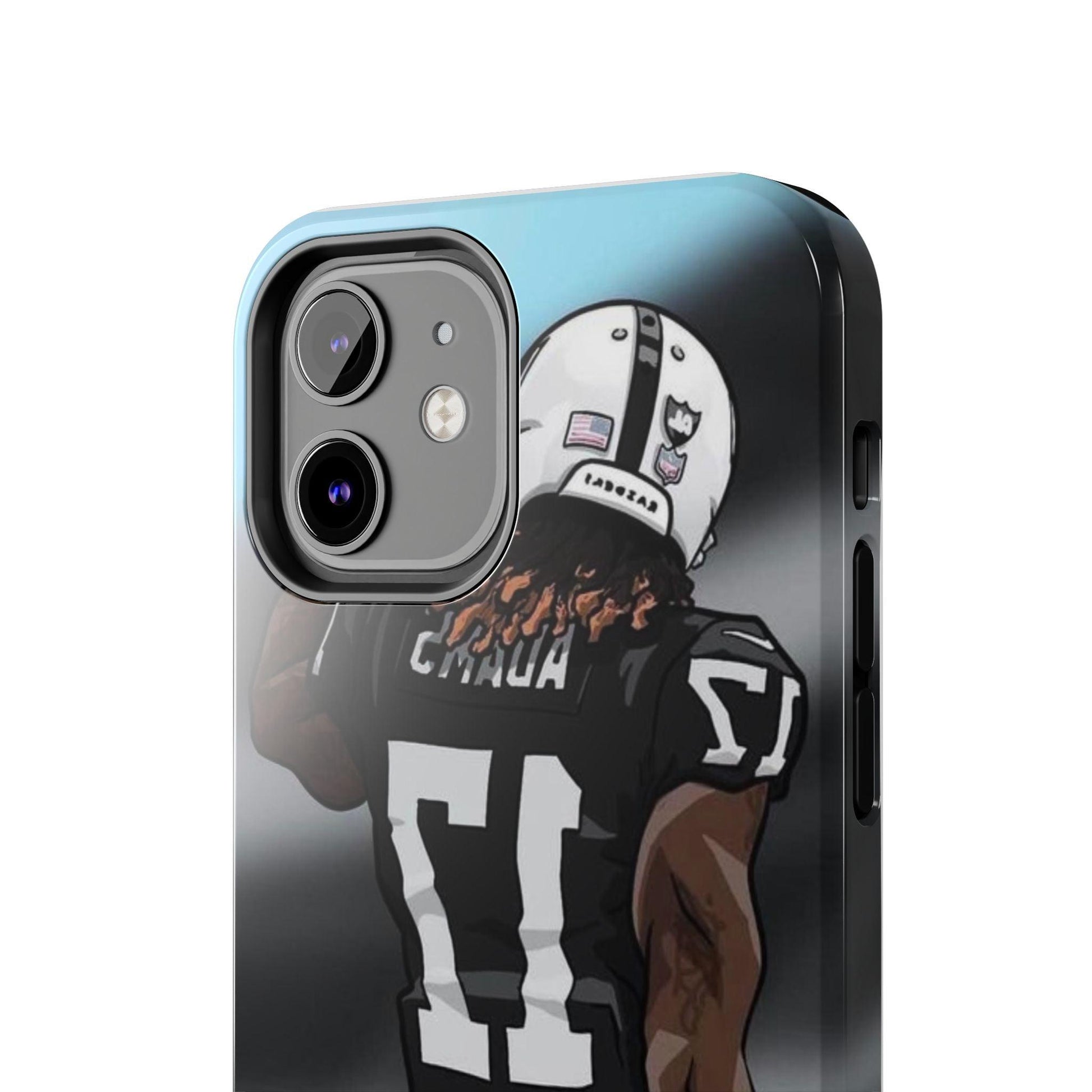Adam 17 Player Showing Shirt Number Printed Tough Phone Case for iPhone & Samsung Galaxy - Bold Athlete Design - covers4phones