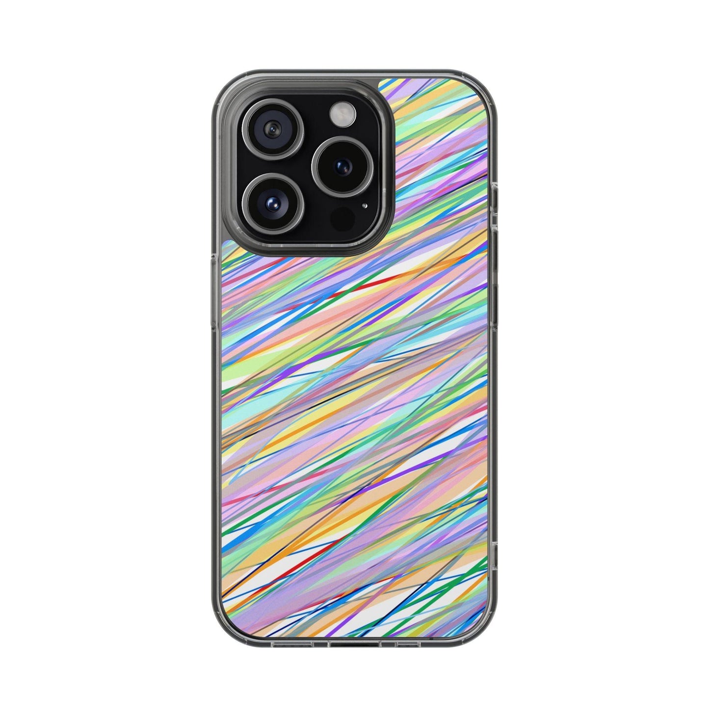 Threads Of Colors Clear Case - covers4phones