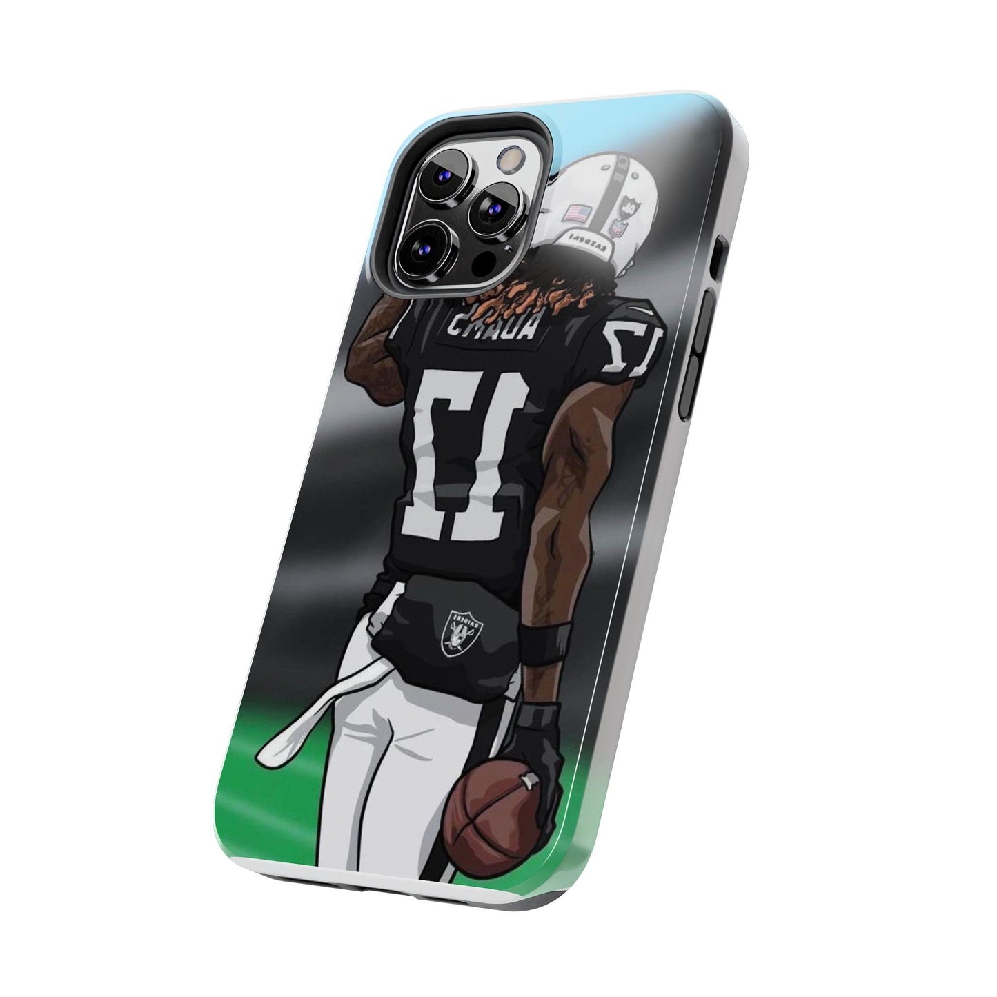 Adam 17 Player Showing Shirt Number Printed Tough Phone Case for iPhone & Samsung Galaxy - Bold Athlete Design - covers4phones