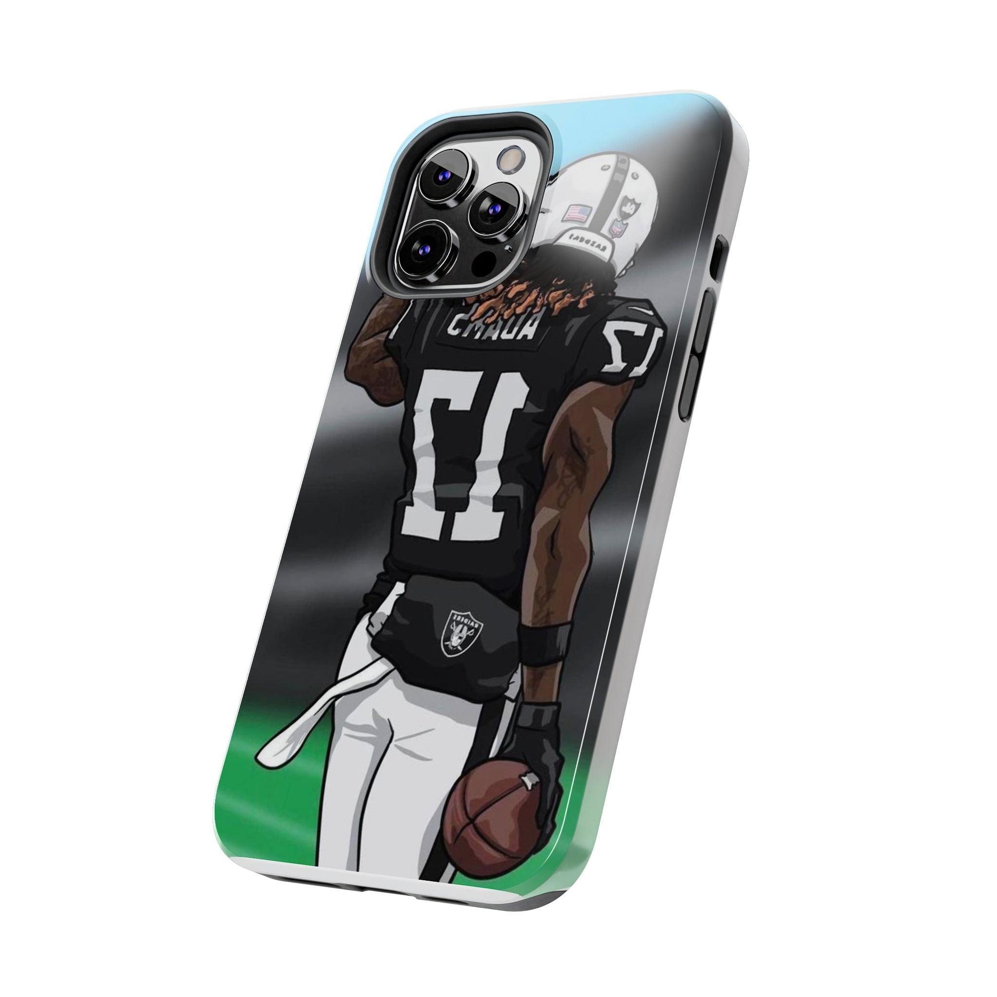 Adam 17 Player Showing Shirt Number Printed Tough Phone Case for iPhone & Samsung Galaxy - Bold Athlete Design - covers4phones