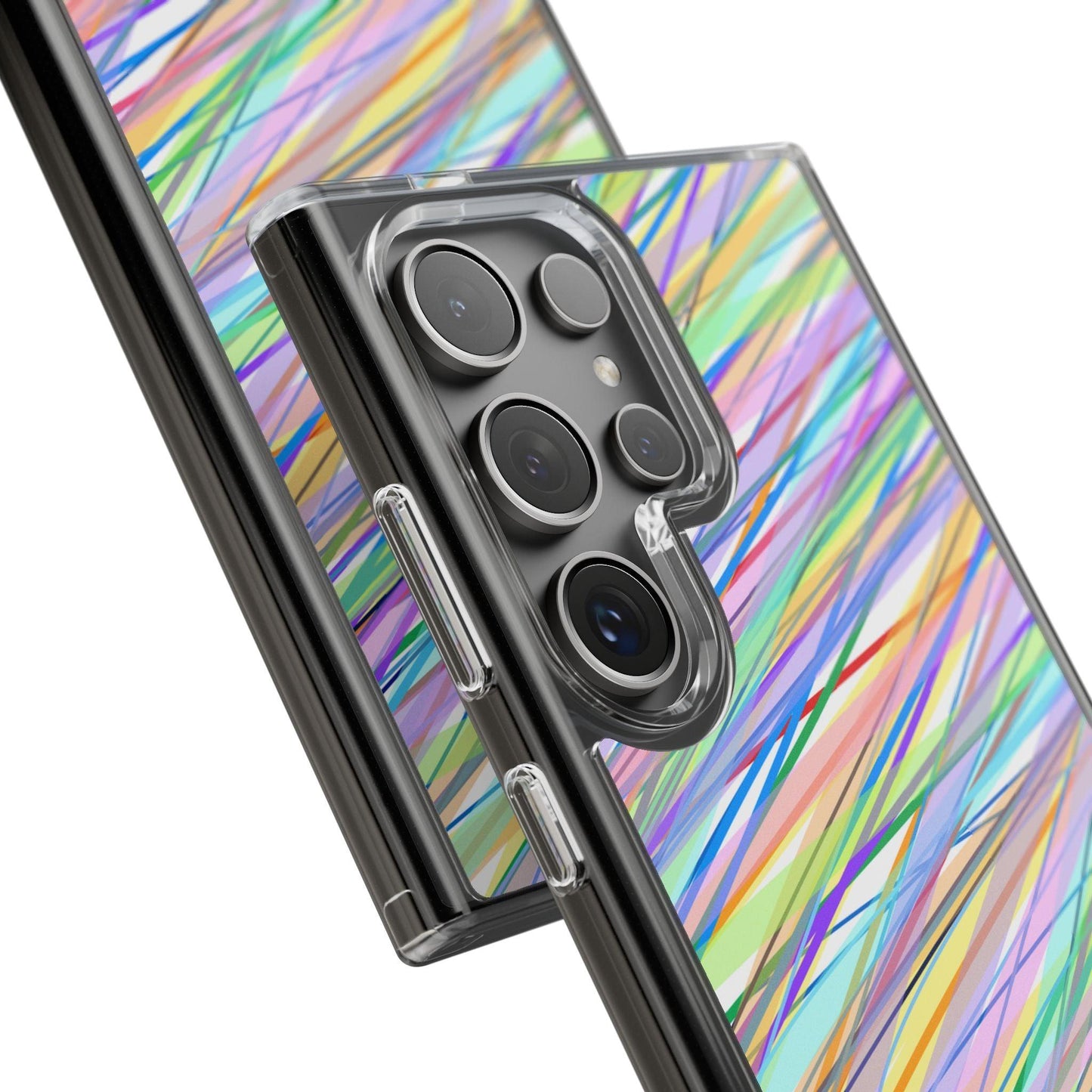 Threads Of Colors Clear Case - covers4phones