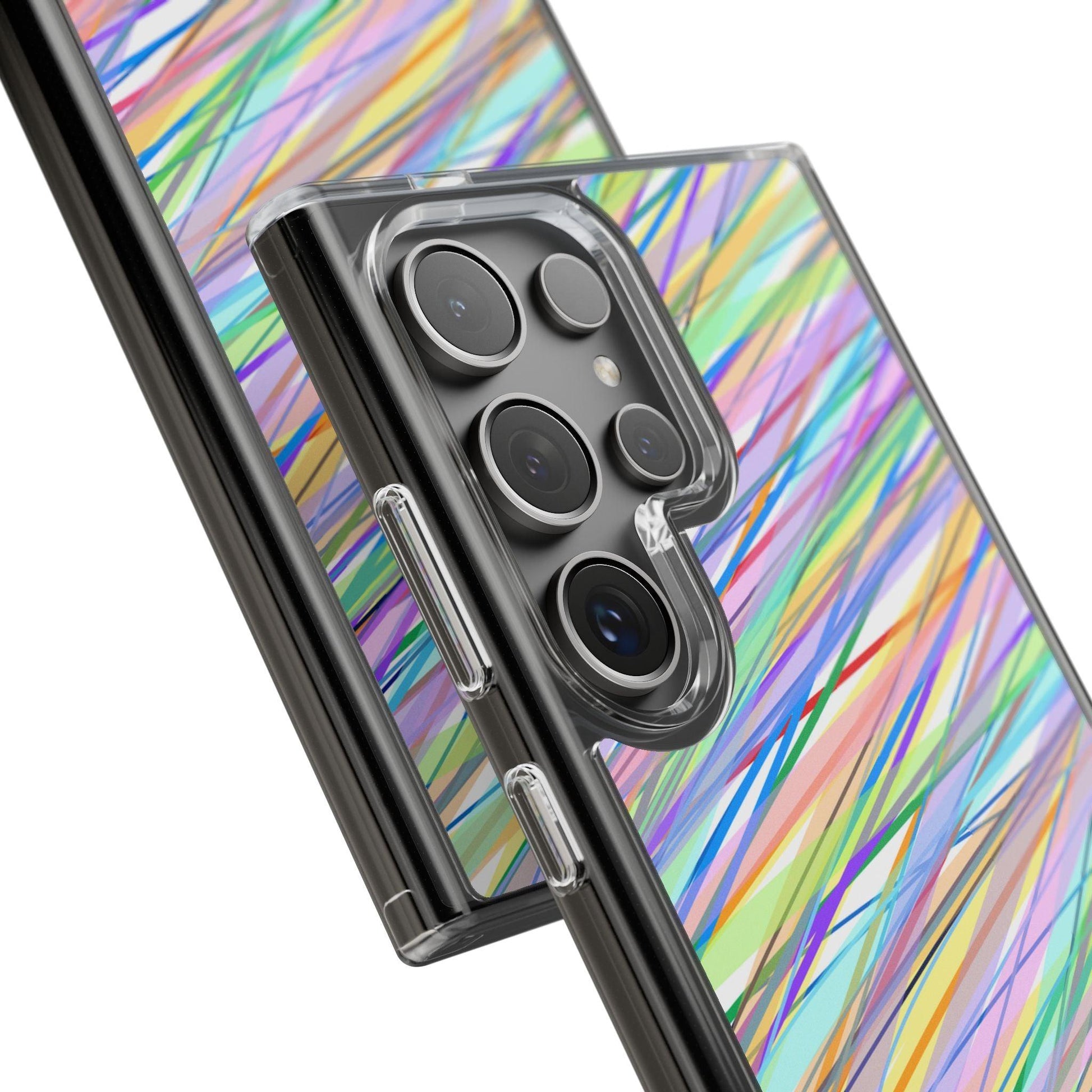 Threads Of Colors Clear Case - covers4phones