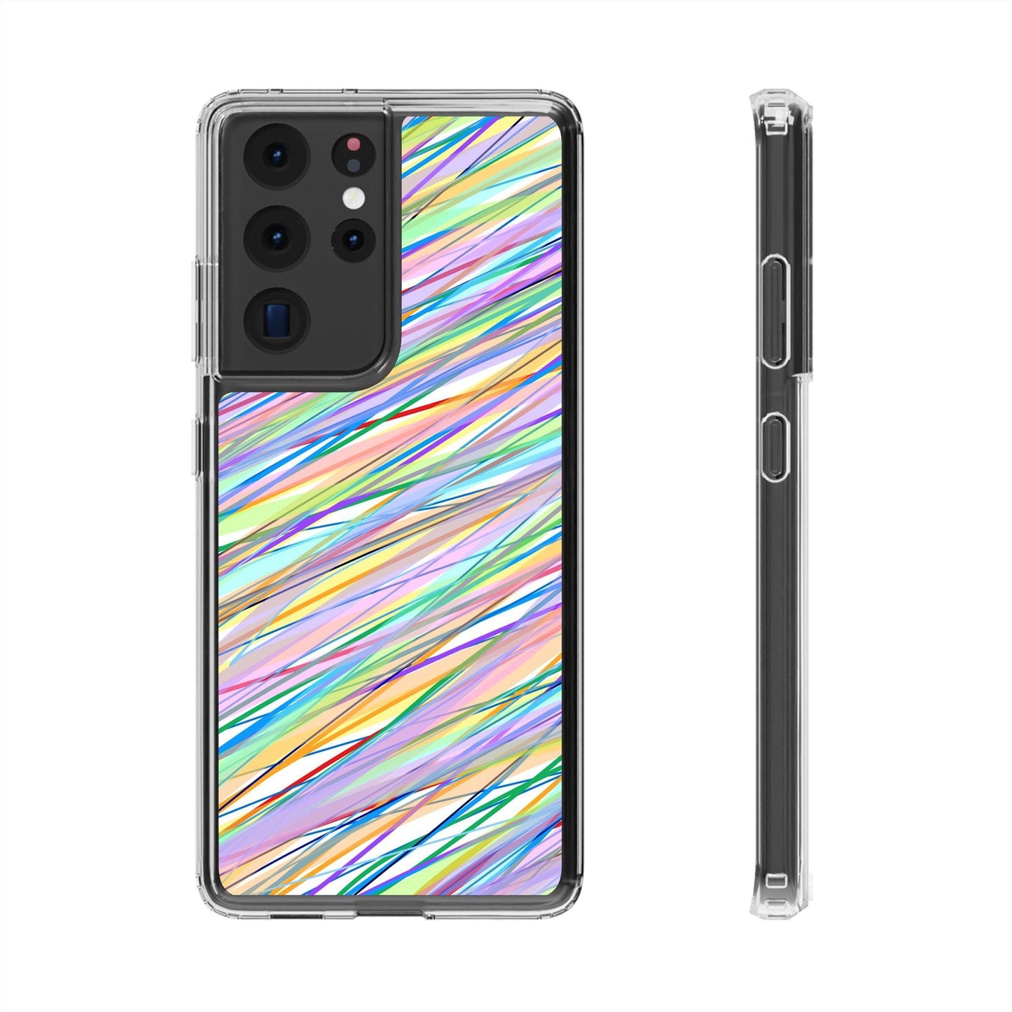 Threads Of Colors Clear Case - covers4phones