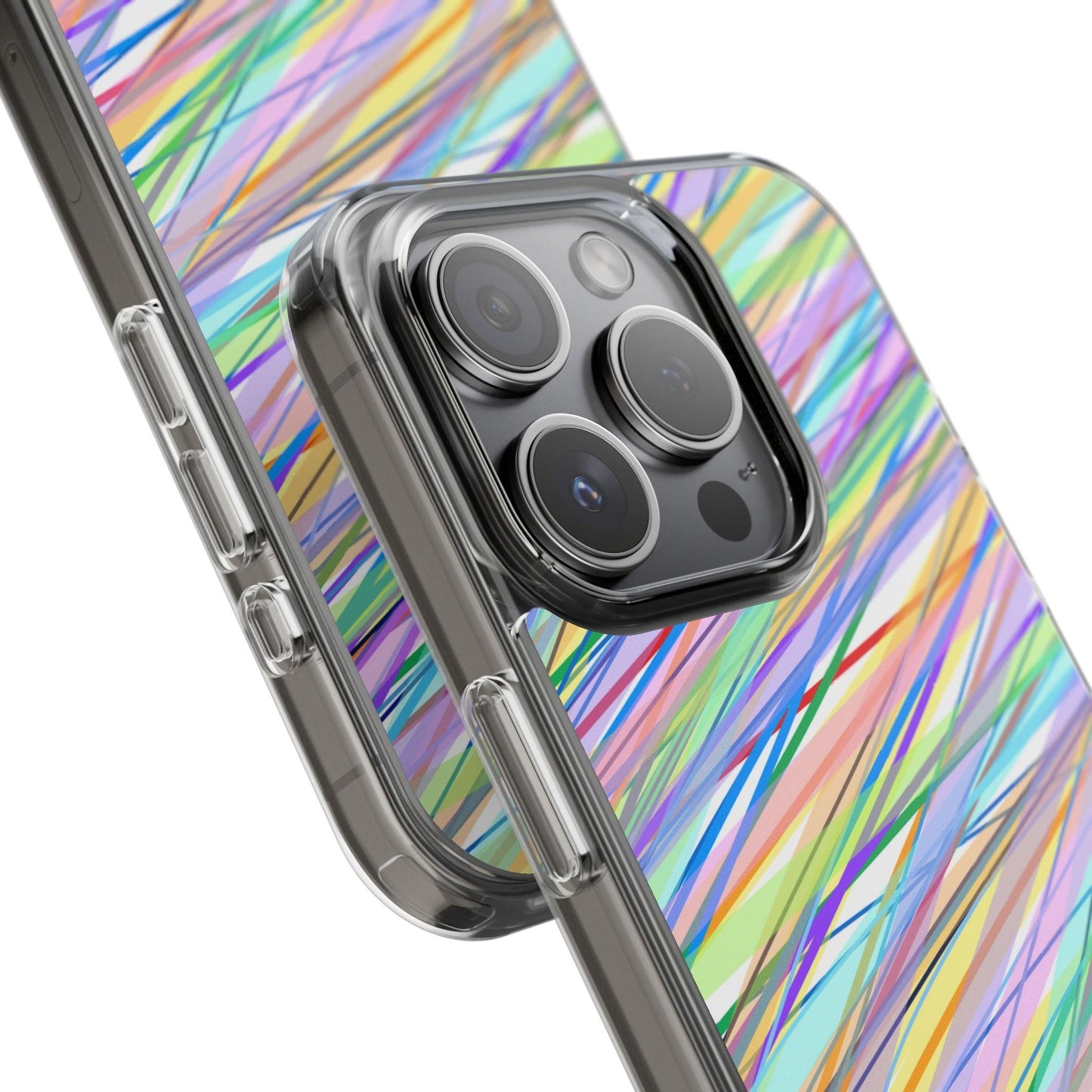 Threads Of Colors Clear Case - covers4phones