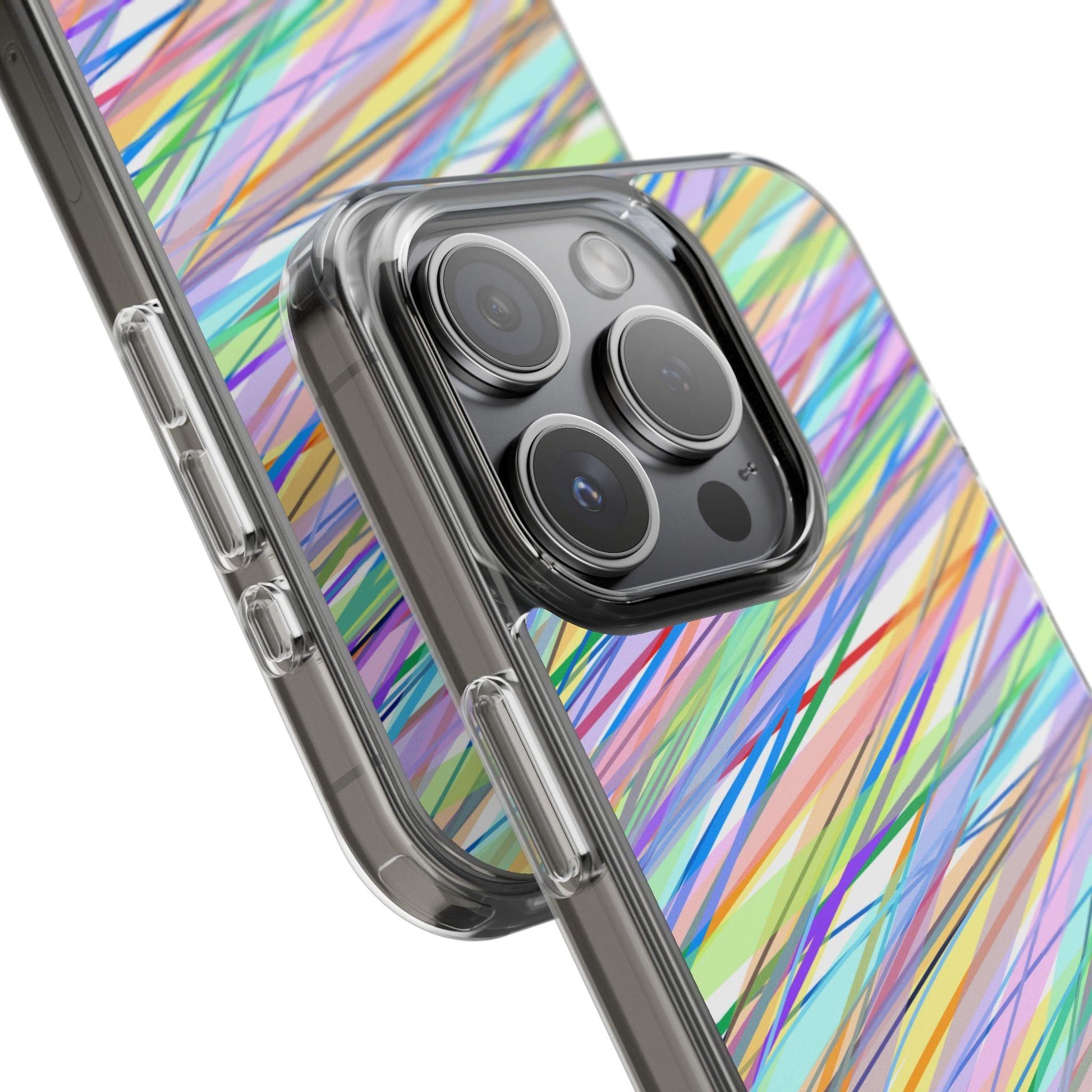 Threads Of Colors Clear Case - covers4phones