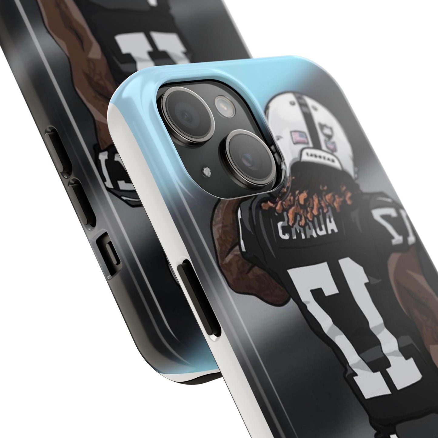 Adam 17 Player Showing Shirt Number Printed Tough Phone Case for iPhone & Samsung Galaxy - Bold Athlete Design - covers4phones