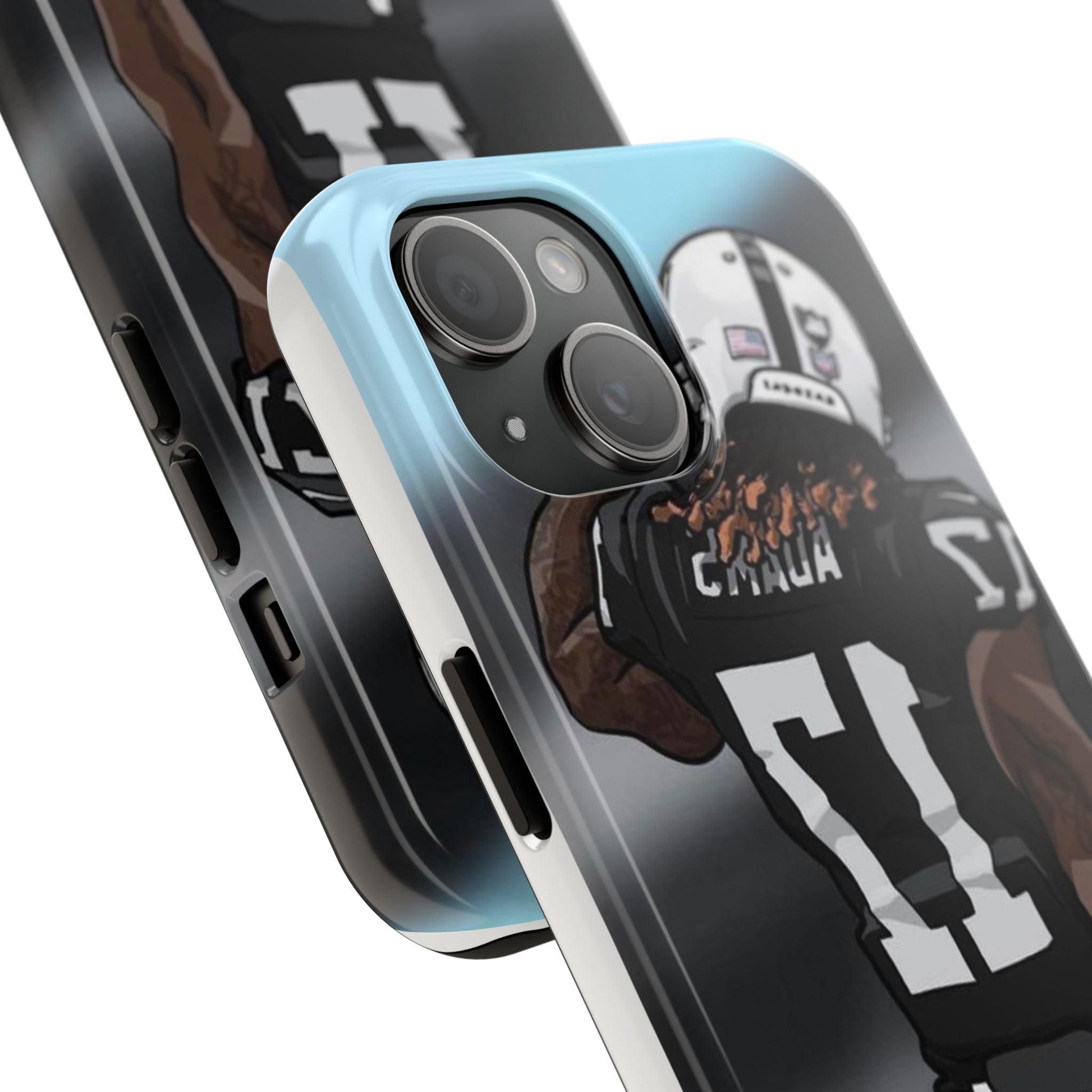 Adam 17 Player Showing Shirt Number Printed Tough Phone Case for iPhone & Samsung Galaxy - Bold Athlete Design - covers4phones