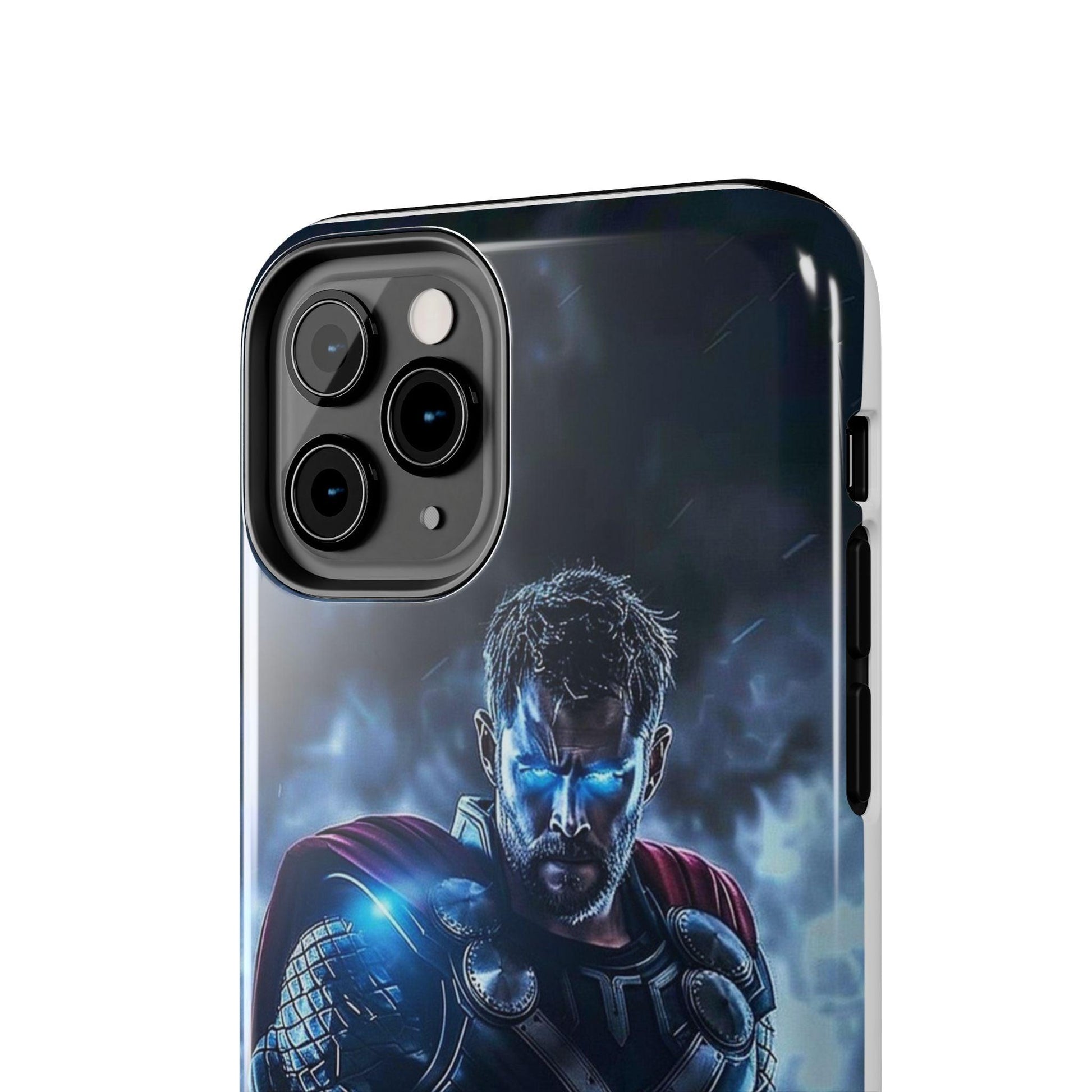 Thor, the God of Thunder in Action Printed Tough Phone Case for iPhone & Samsung Galaxy - Epic Superhero Design - covers4phones
