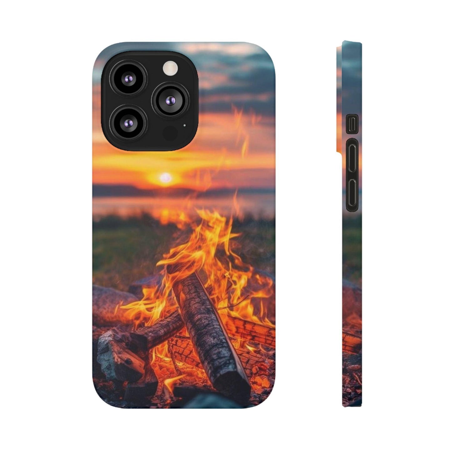 Woodland Fire Phone Case – Warmth of Nature’s Blaze on Your Device - covers4phones