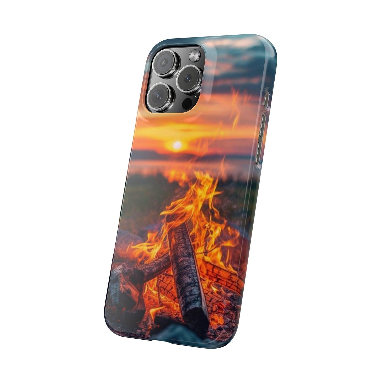 Woodland Fire Phone Case – Warmth of Nature’s Blaze on Your Device - covers4phones