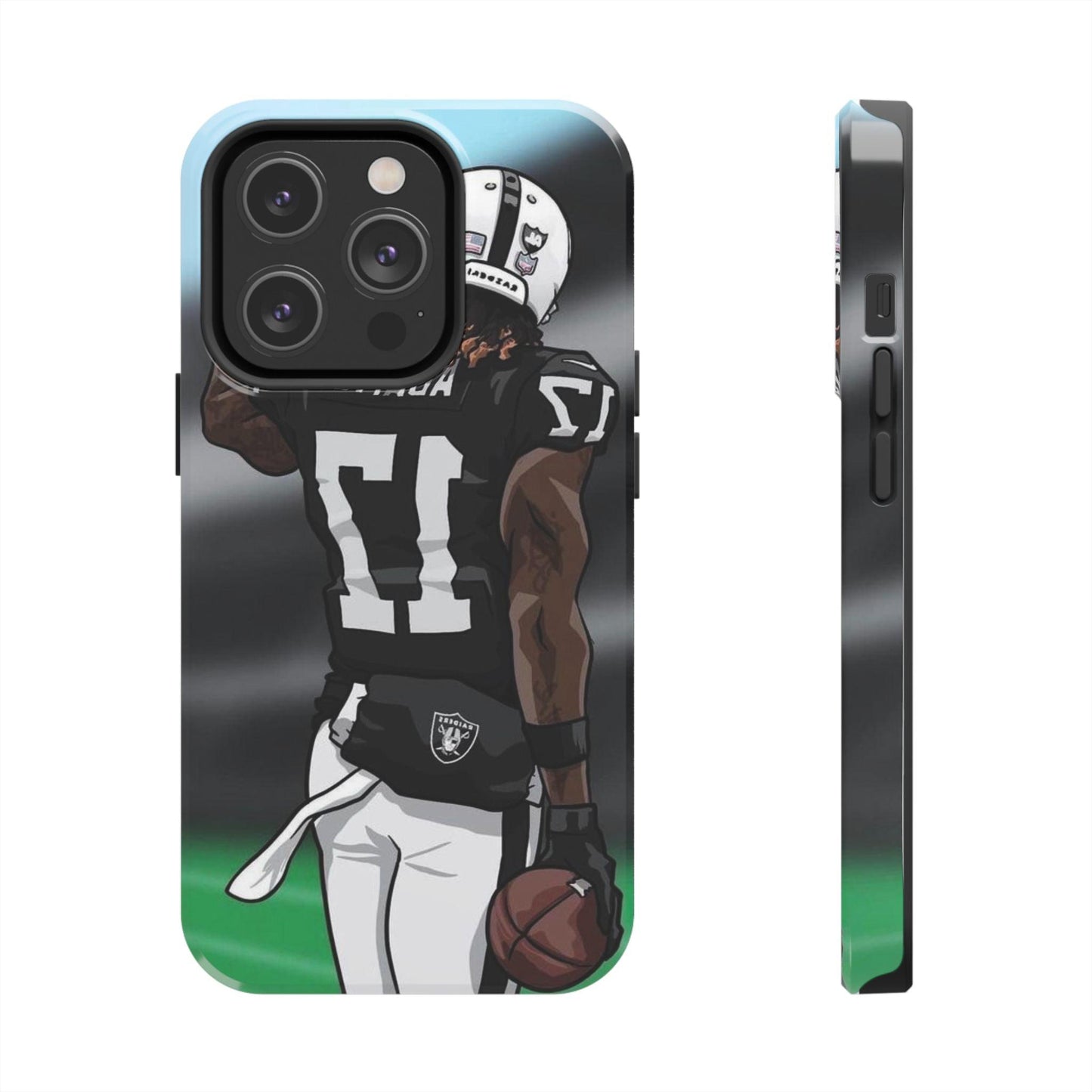 Adam 17 Player Showing Shirt Number Printed Tough Phone Case for iPhone & Samsung Galaxy - Bold Athlete Design - covers4phones