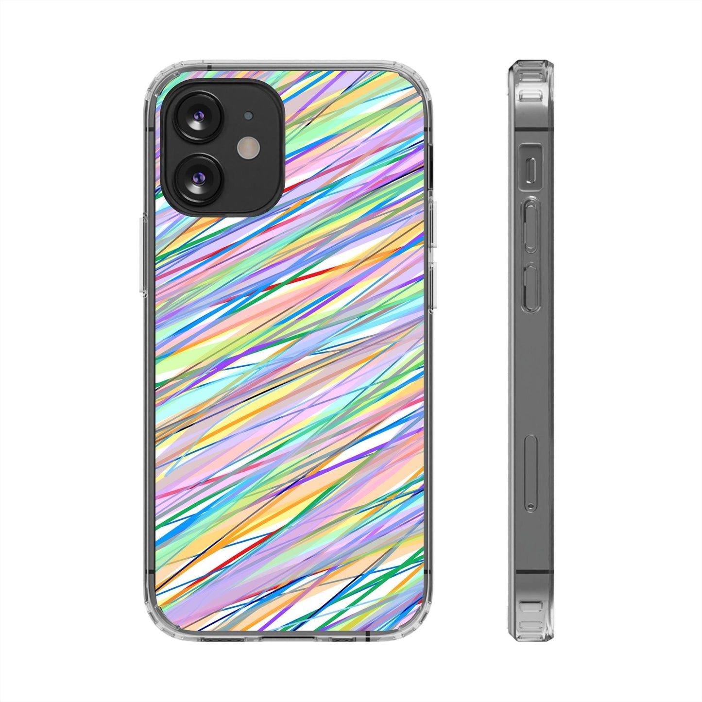 Threads Of Colors Clear Case - covers4phones