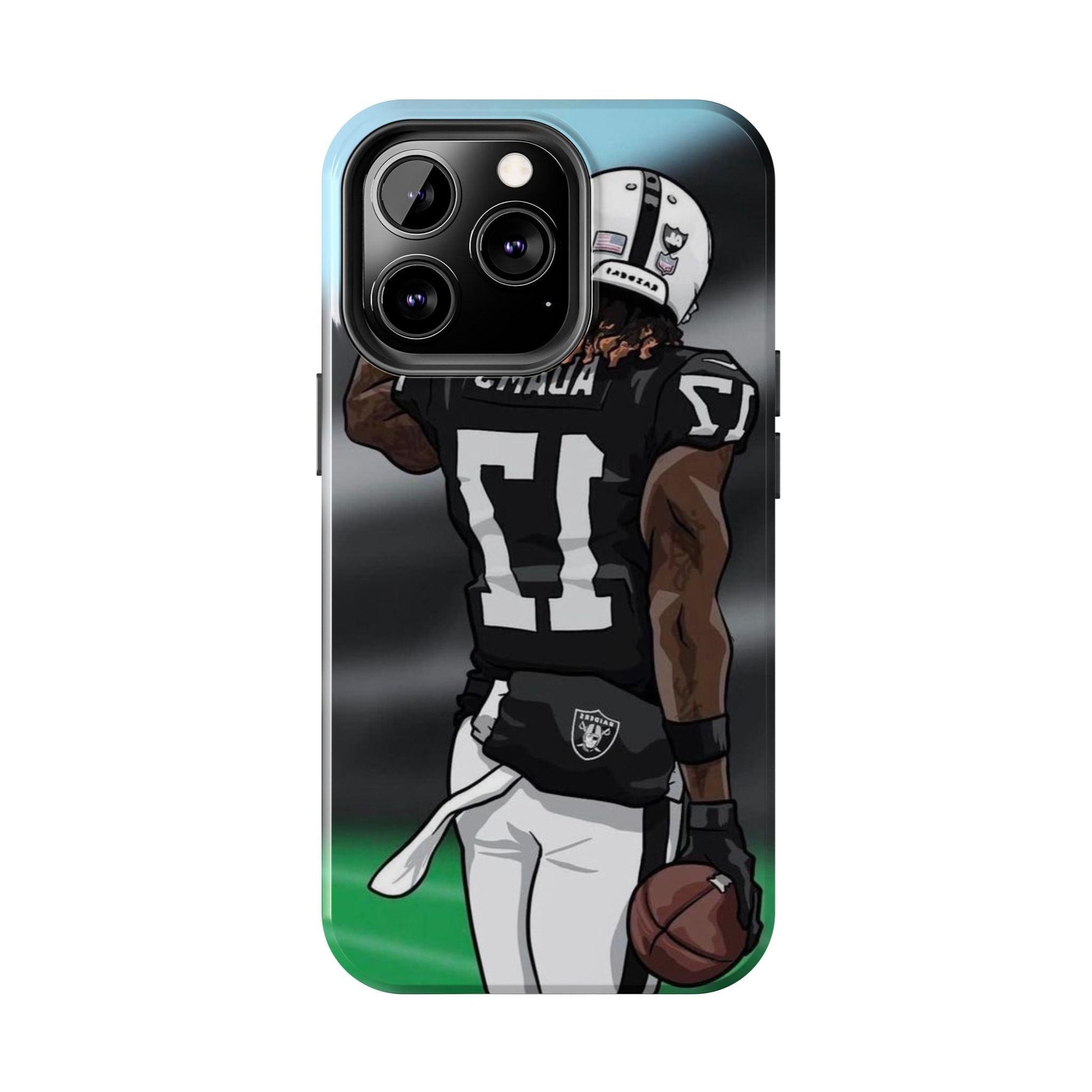 Adam 17 Player Showing Shirt Number Printed Tough Phone Case for iPhone & Samsung Galaxy - Bold Athlete Design - covers4phones