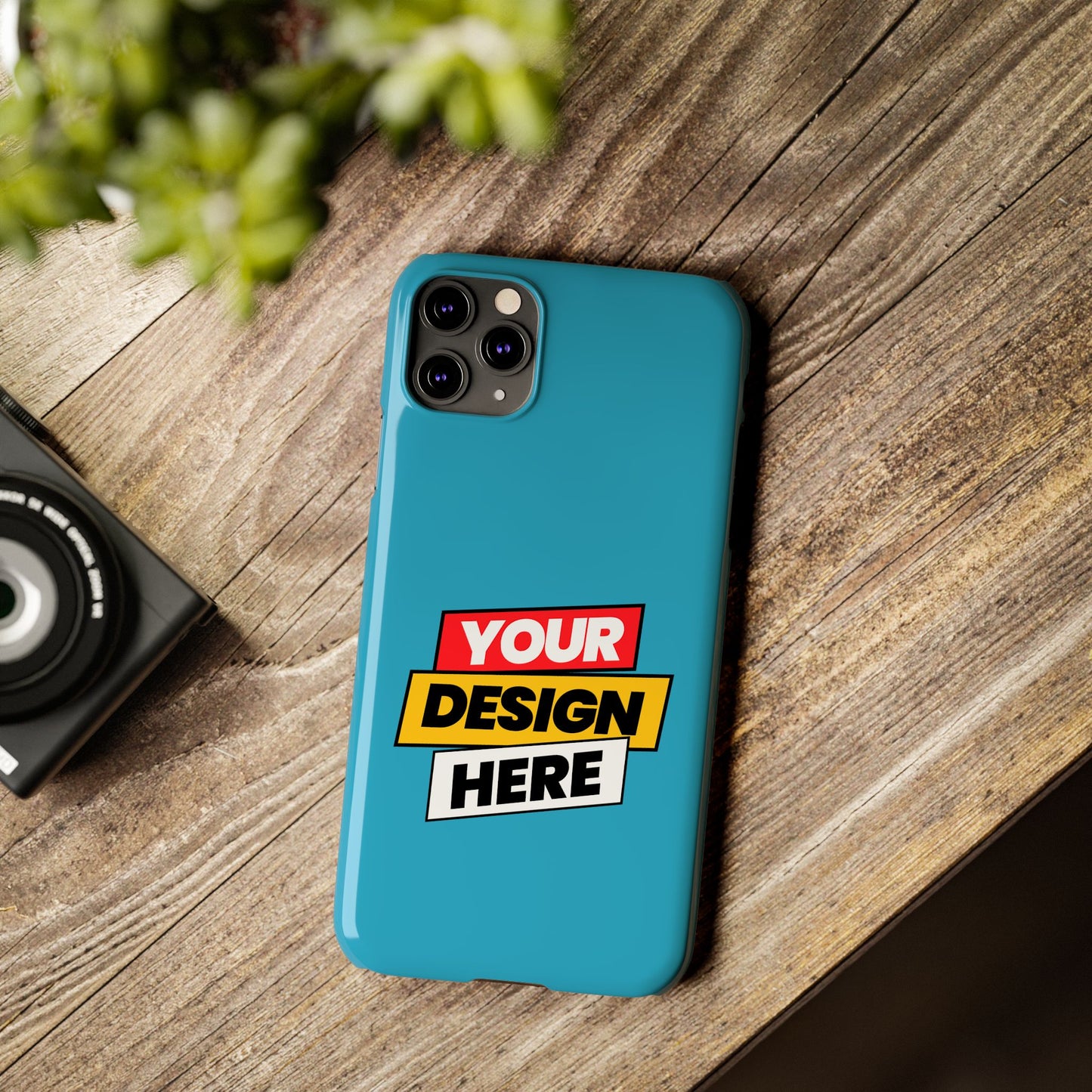 Cool Cat Slim Phone Case, Personalized Gift, Trendy Pet Lover Accessory, Unique Phone Cover, Animal Lover Case, Birthday Present