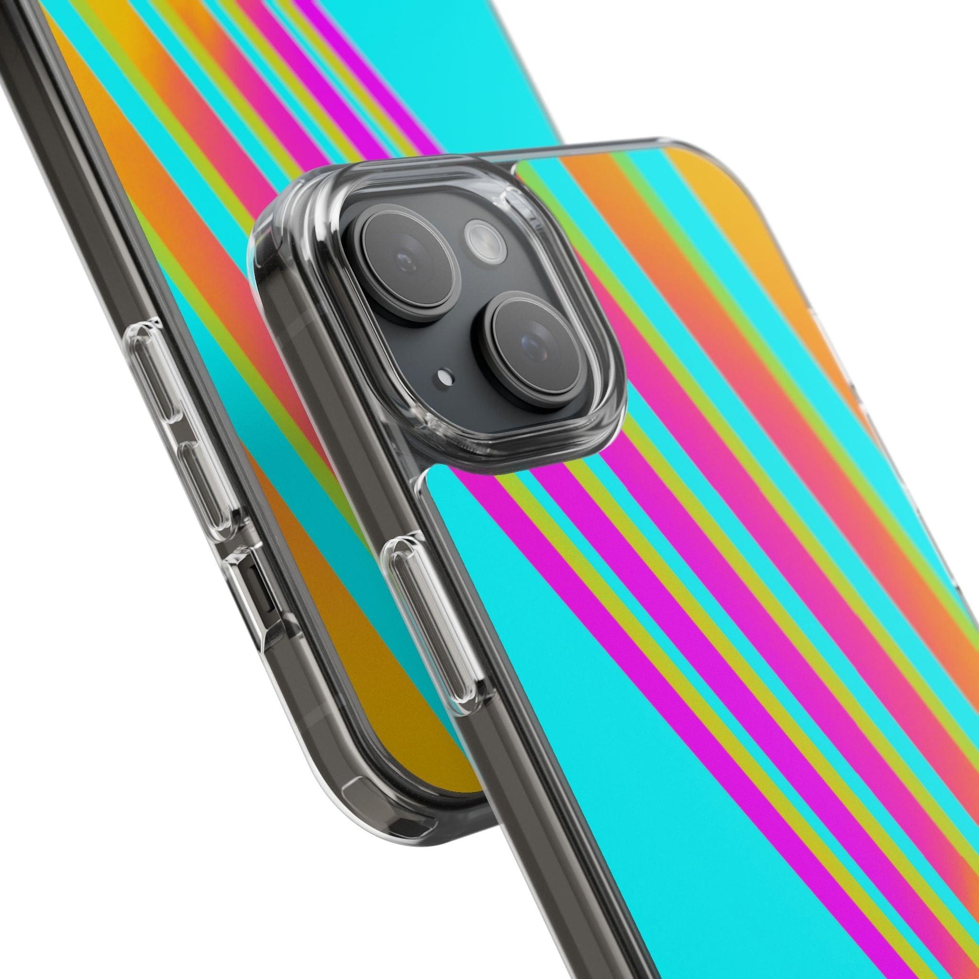 Abstract Pattern With Vibrant Color Clear Cases - covers4phones