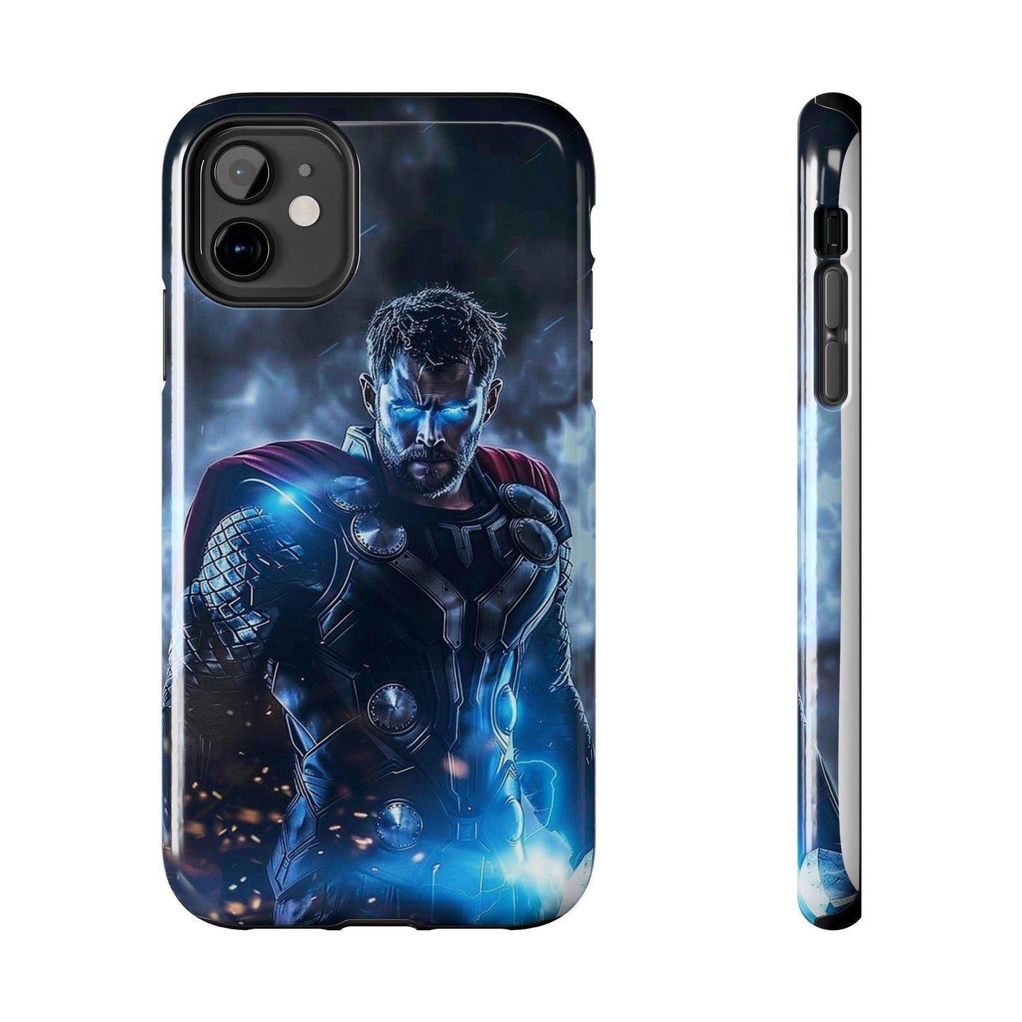 Thor, the God of Thunder in Action Printed Tough Phone Case for iPhone & Samsung Galaxy - Epic Superhero Design - covers4phones