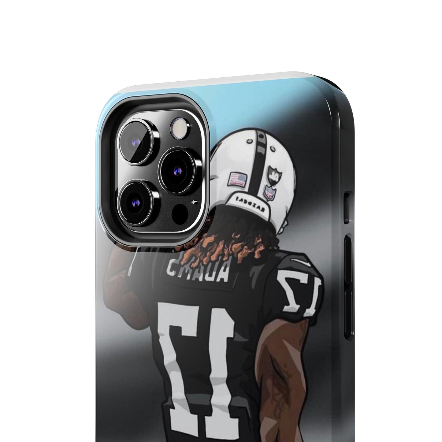 Adam 17 Player Showing Shirt Number Printed Tough Phone Case for iPhone & Samsung Galaxy - Bold Athlete Design - covers4phones
